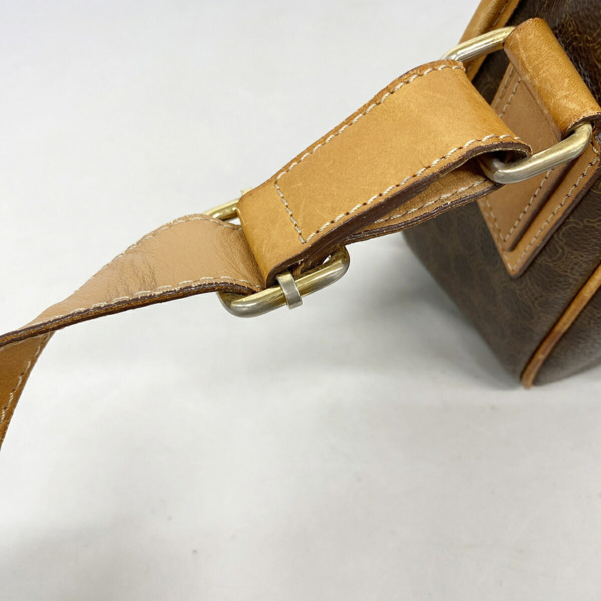 Celine Brown Pvc Shoulder Bag (Pre-Owned)