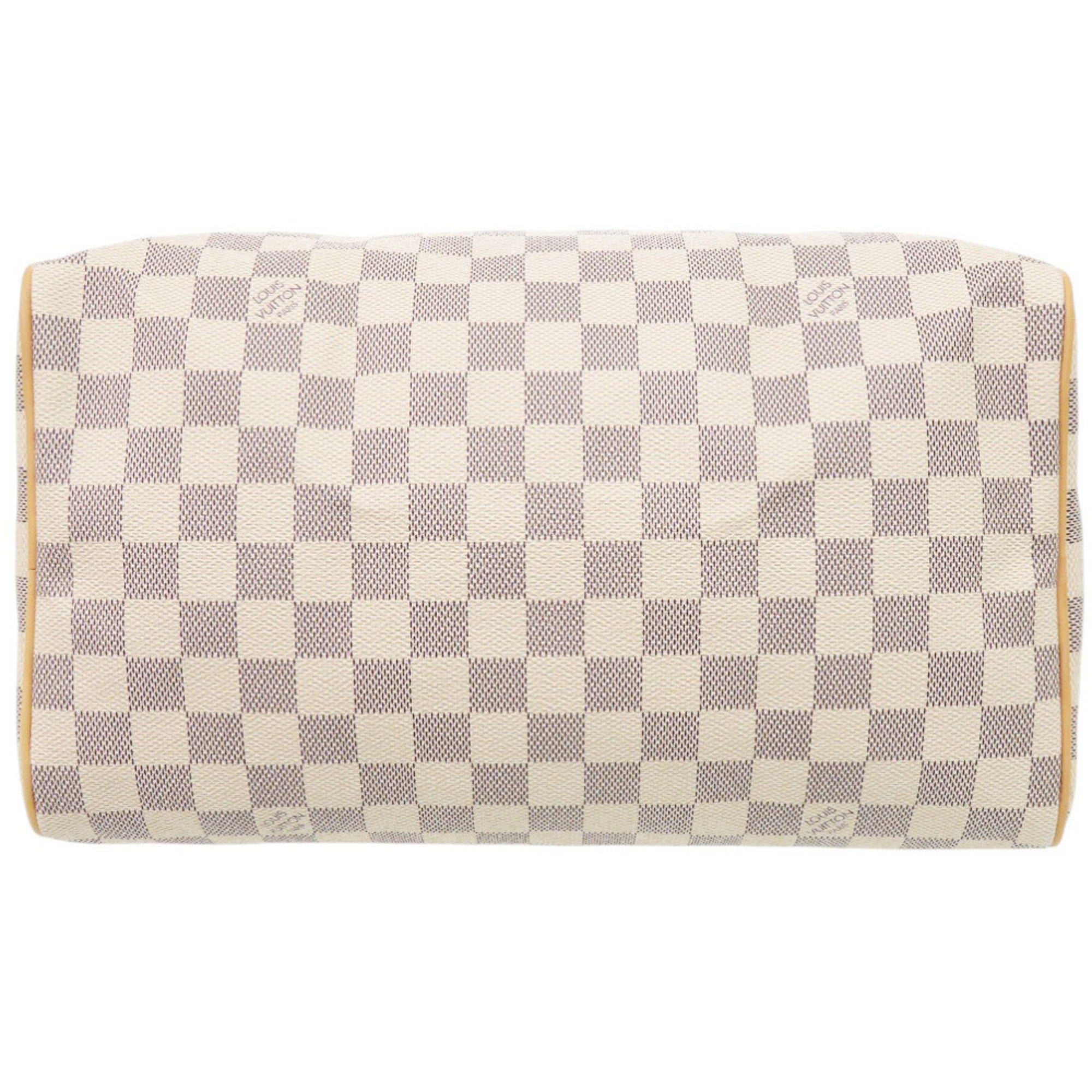 Louis Vuitton White Damier Azur Handbag (Pre-Owned)