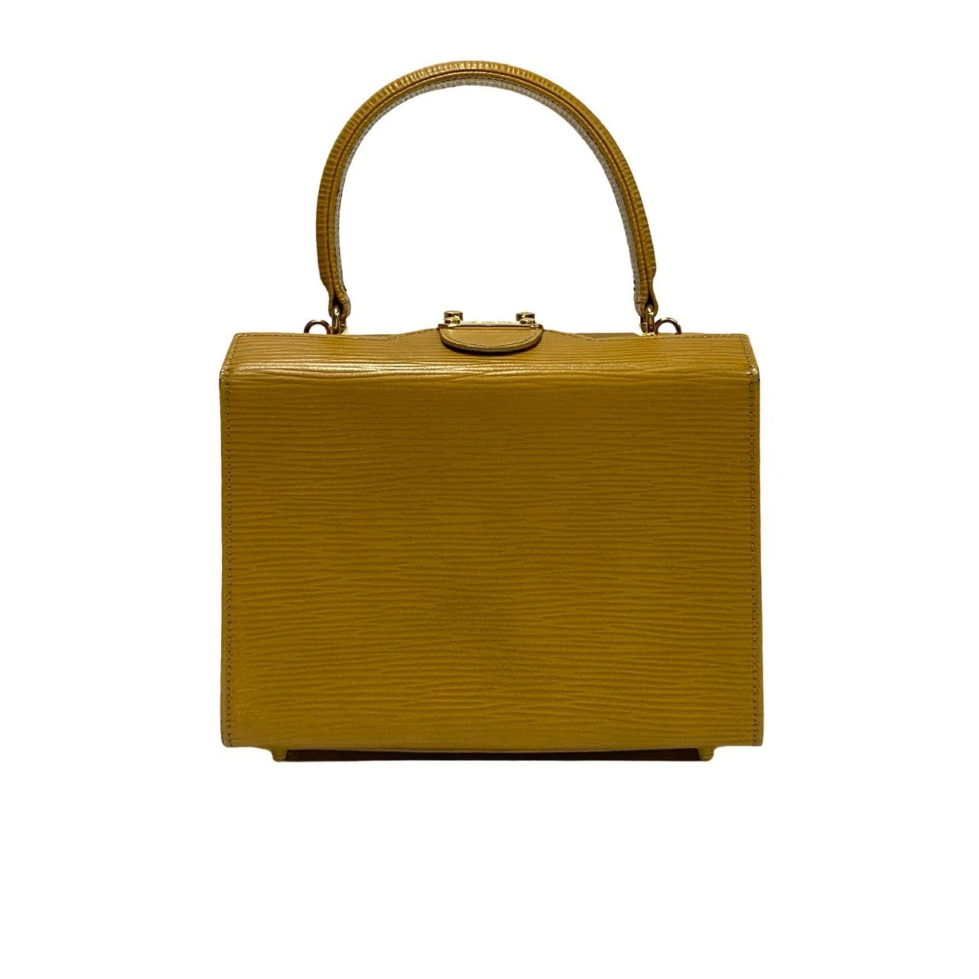 Fendi Beige Leather Handbag Pochette Shoulder Bag (Pre-Owned)