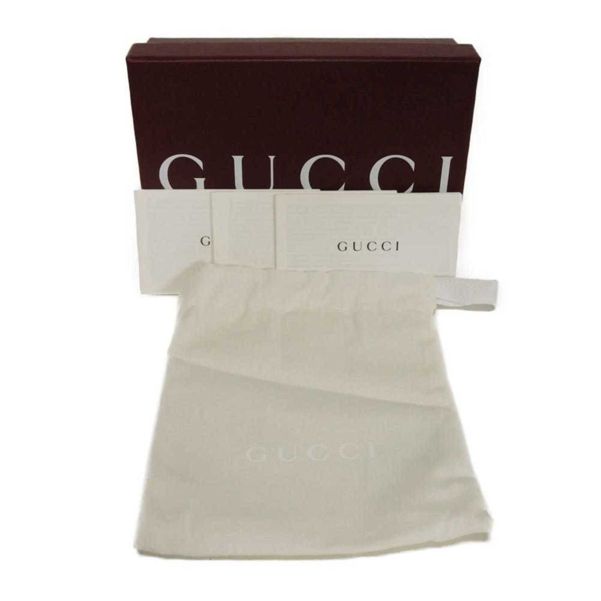 Gucci Bordeaux Red Color Gg Supreme Wallet (Bi-Fold) (Pre-Owned)