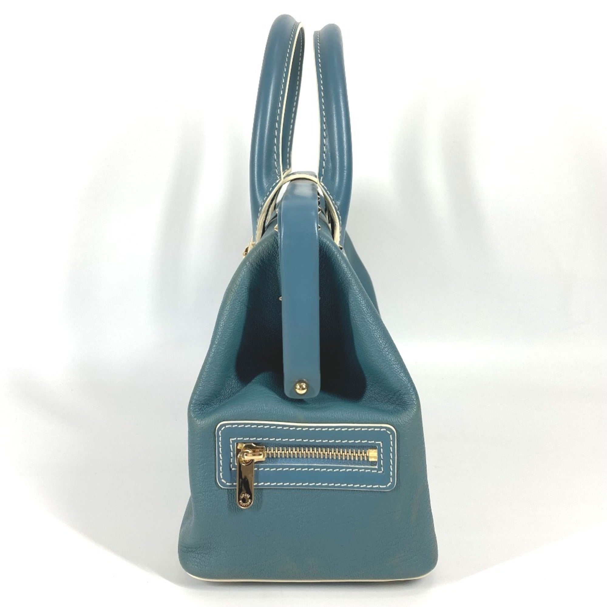 Louis Vuitton Blue Suhali Leather Leather Handbag Tote Bag (Pre-Owned)
