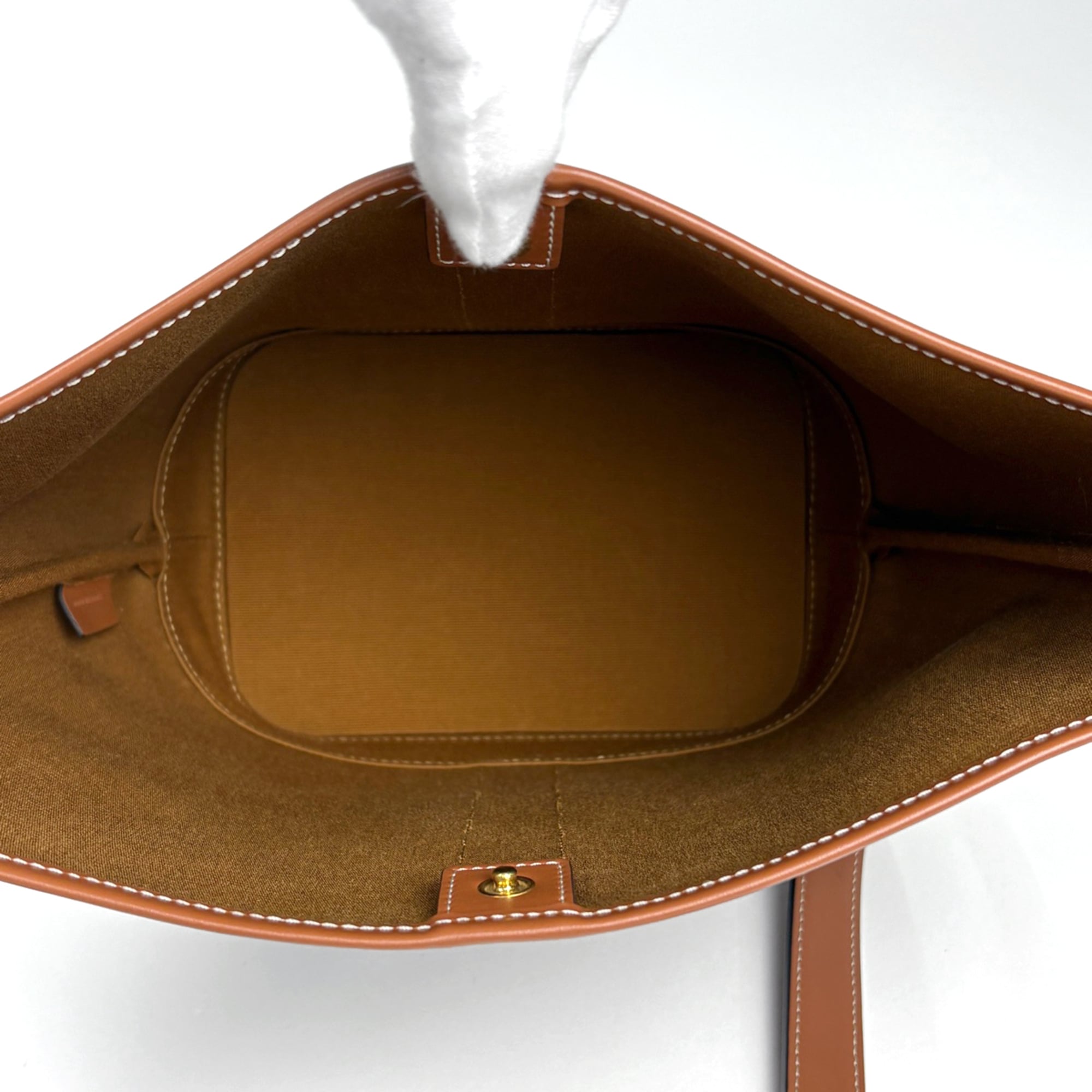 Celine Brown Coated Canvas Leather Shoulder Bag (Pre-Owned)