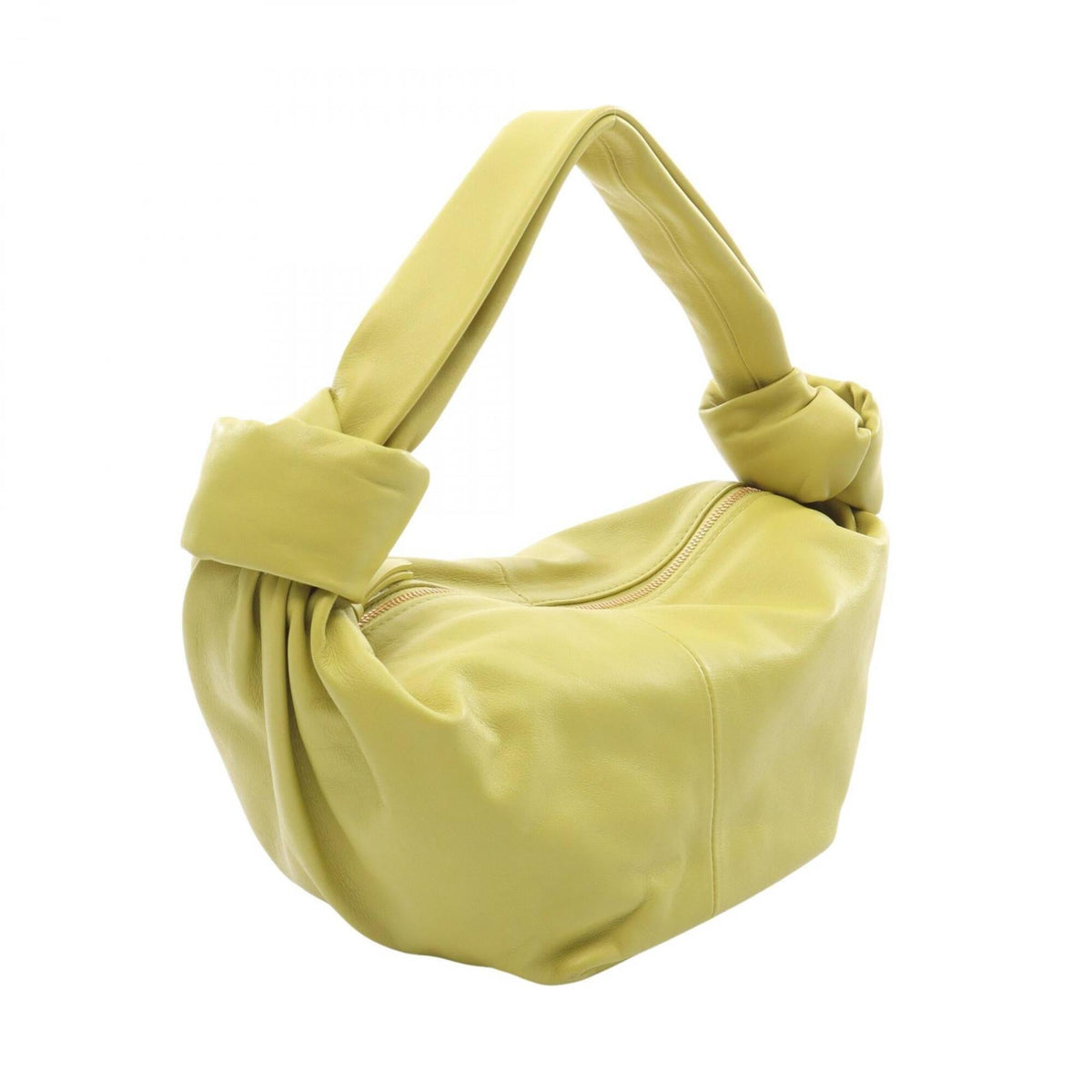 Bottega Veneta Green Leather Handbag (Pre-Owned)