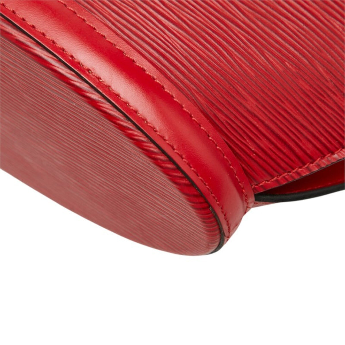 Louis Vuitton Castilian Red Leather Handbag (Pre-Owned)