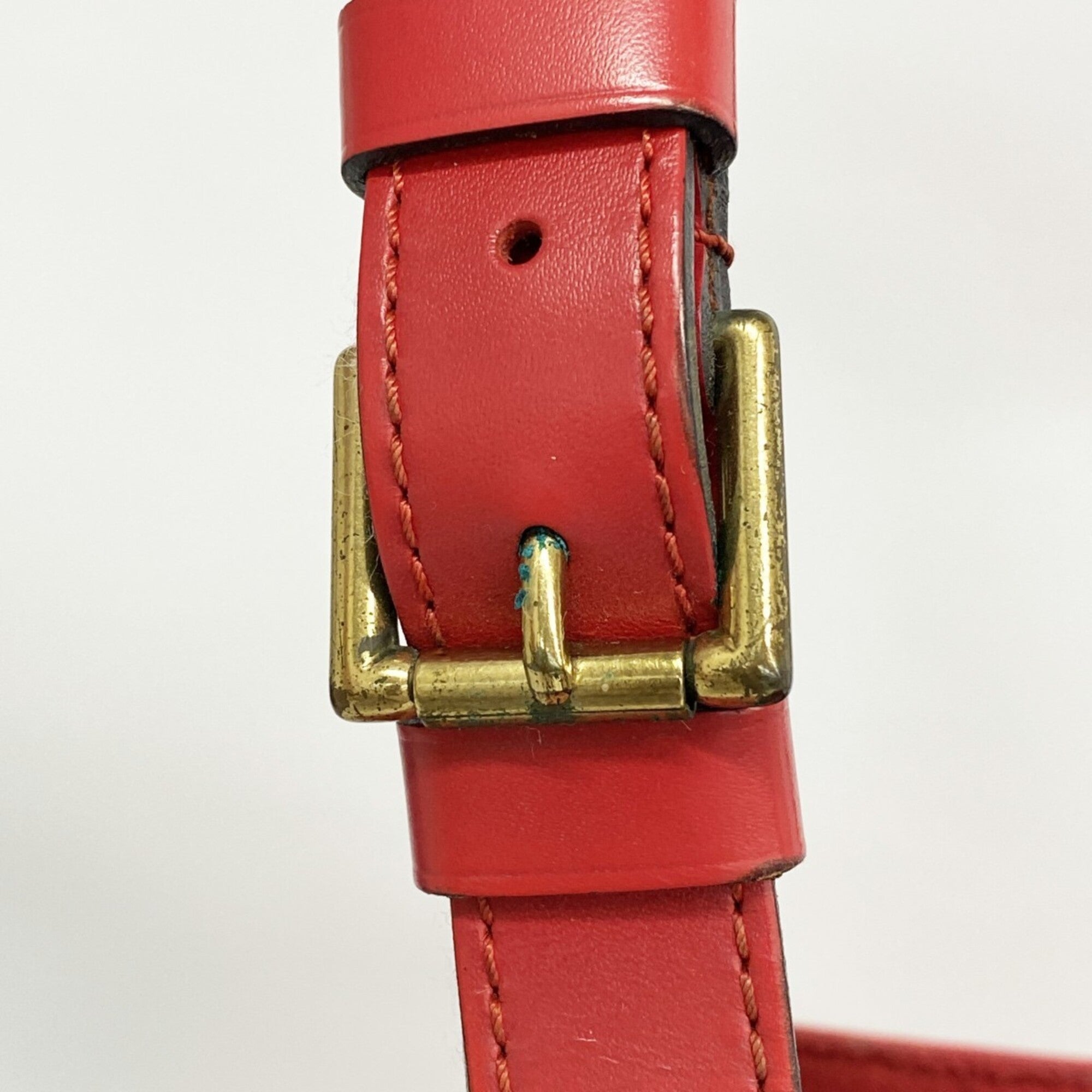Louis Vuitton Castilian Red Shoulder Bag (Pre-Owned)
