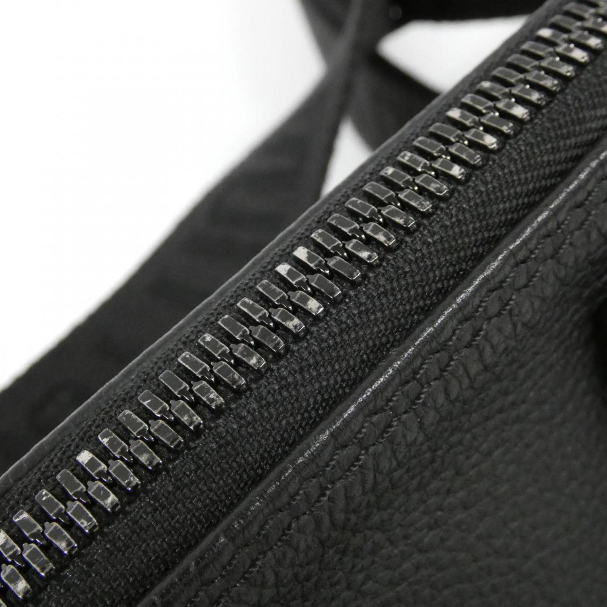 Louis Vuitton Black Leather Boston Bag (Pre-Owned)