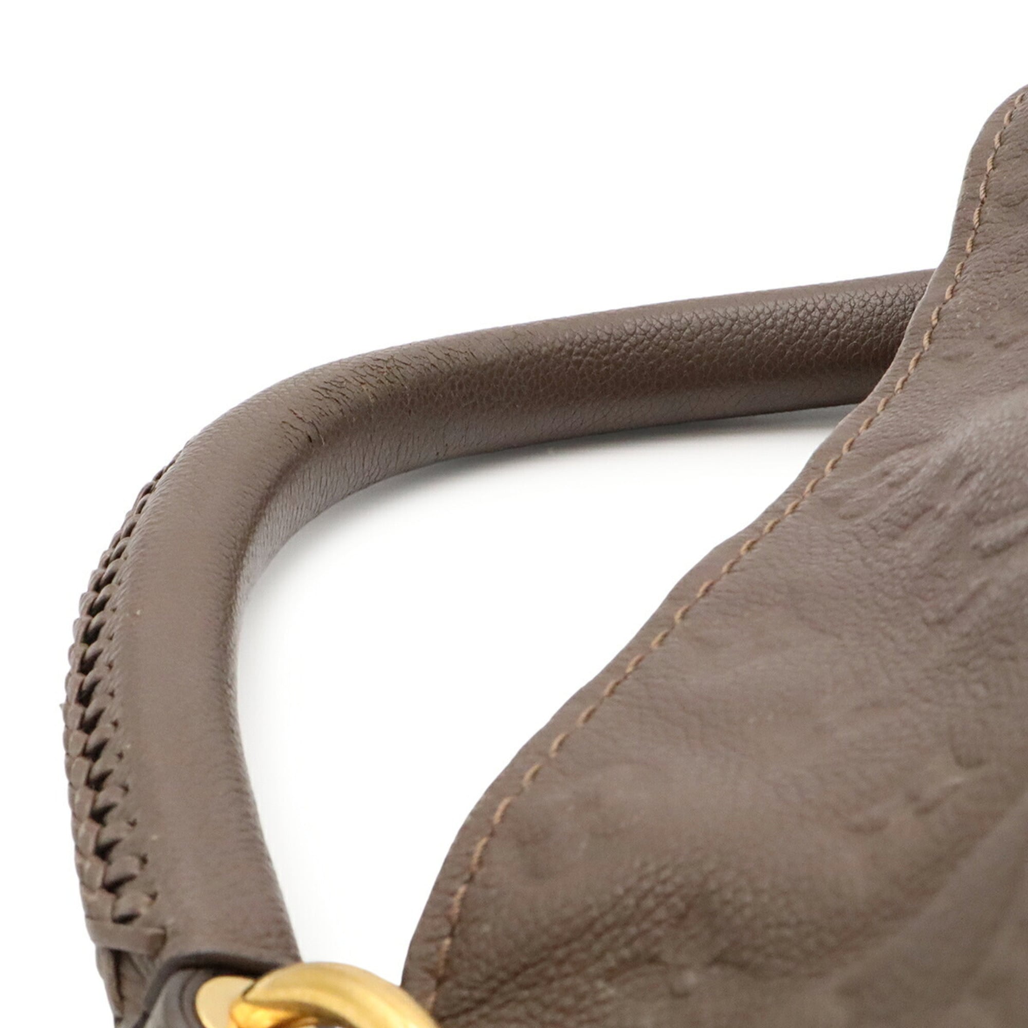 Louis Vuitton Brown Monogram Empreinte Shoulder Bag Tote Bag (Pre-Owned)