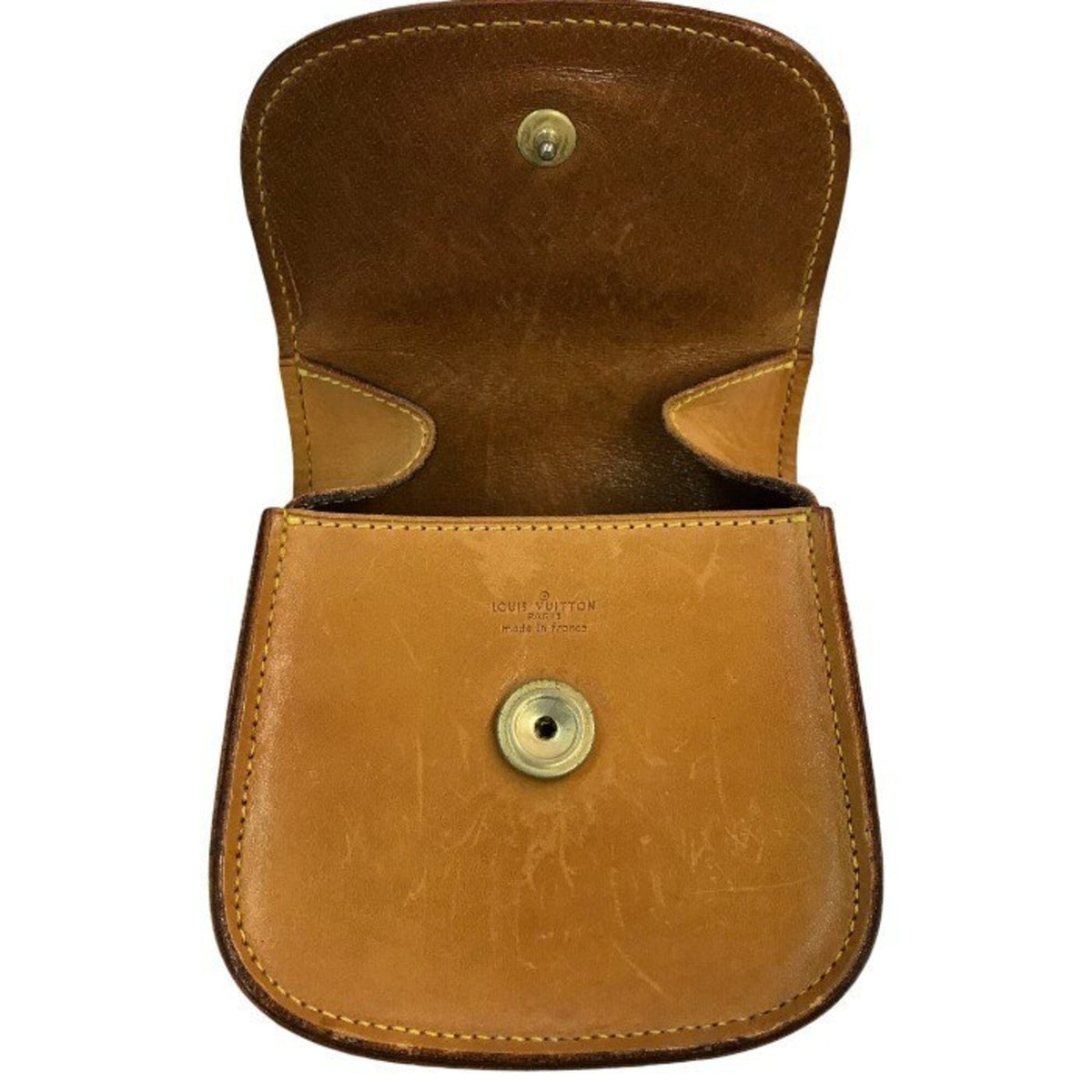 Louis Vuitton Brown Leather Shoulder Bag (Pre-Owned)