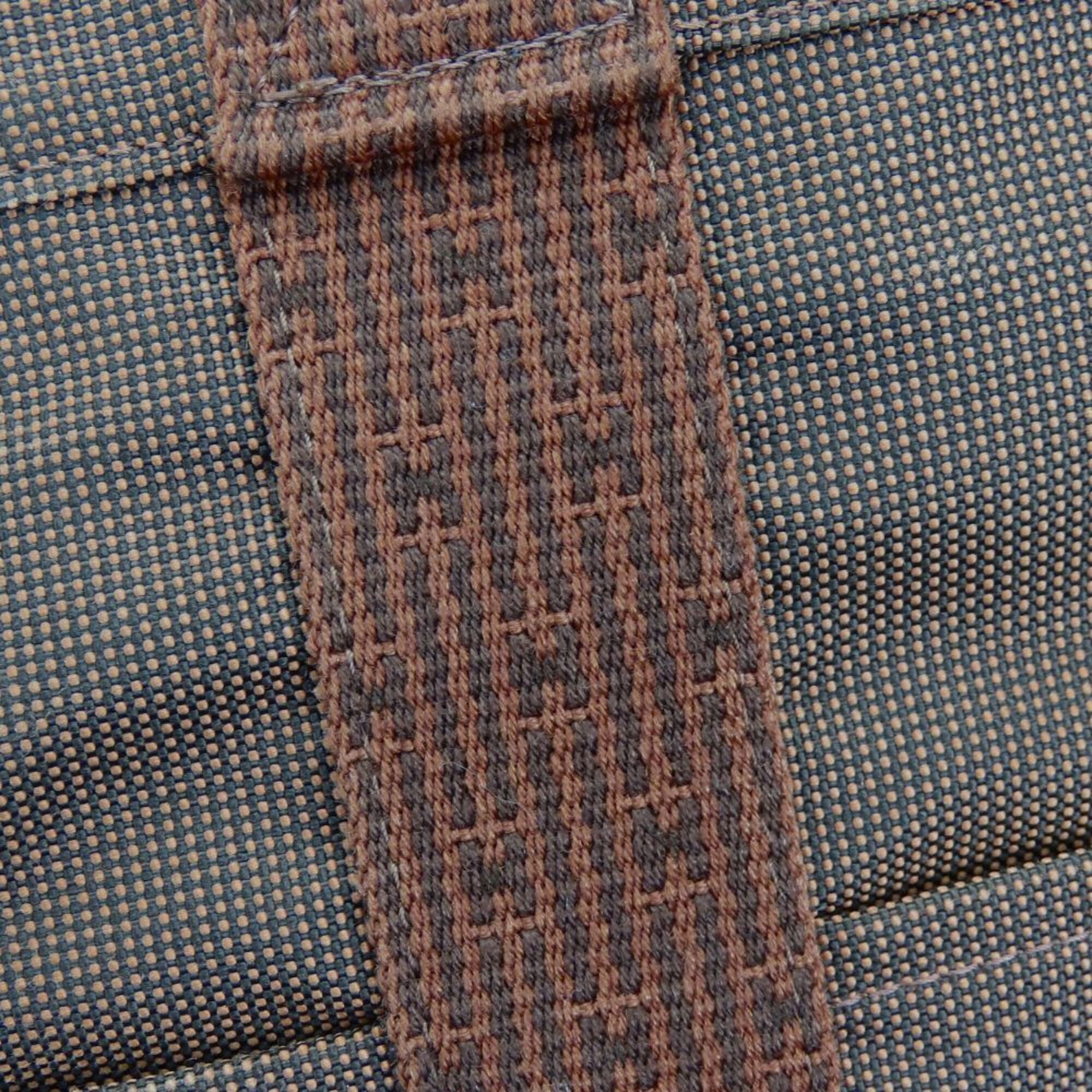 Hermes Her Line Brown Polyester Tote Bag (Pre-Owned)