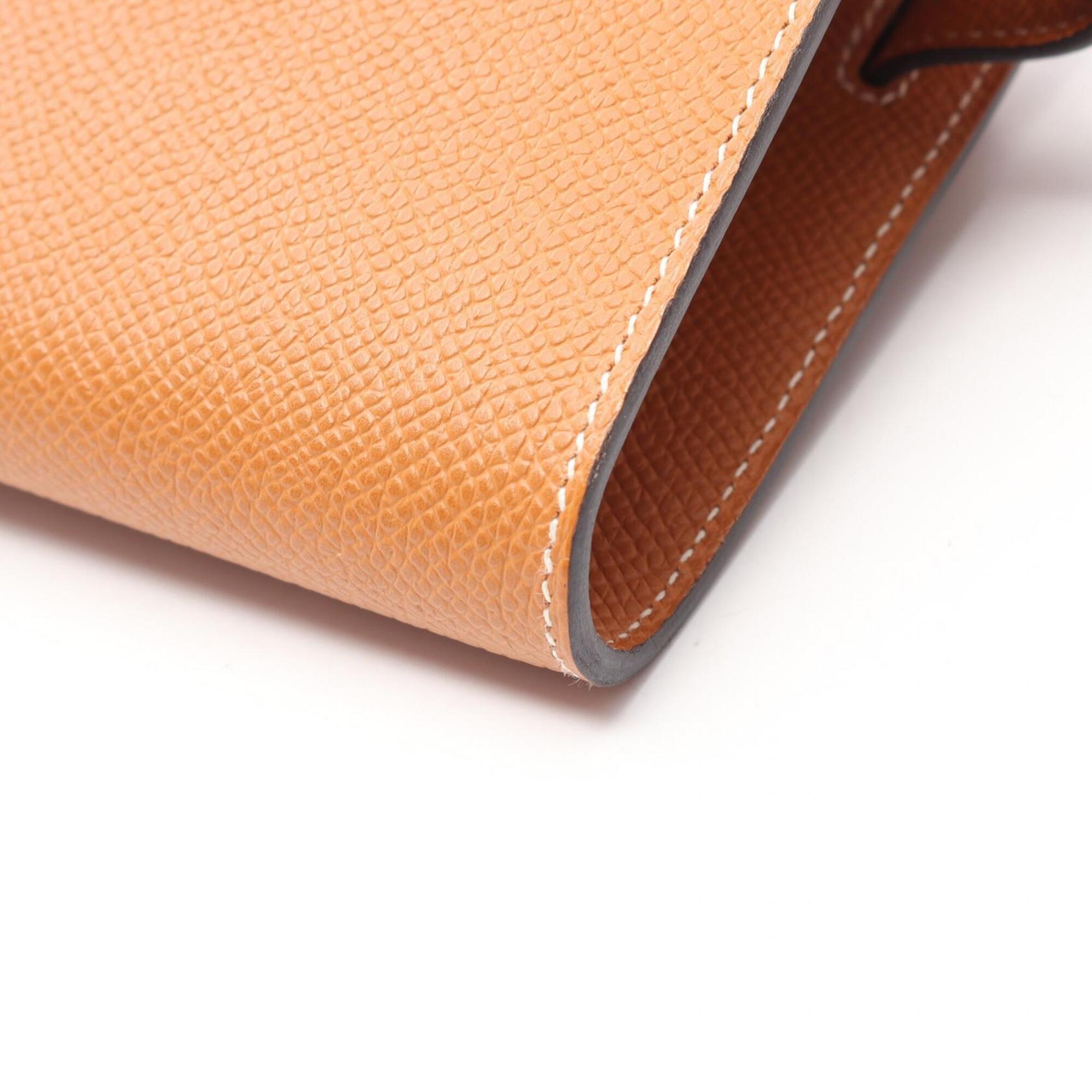 Hermes Brown Epsom Leather Handbag Shoulder Bag (Pre-Owned)