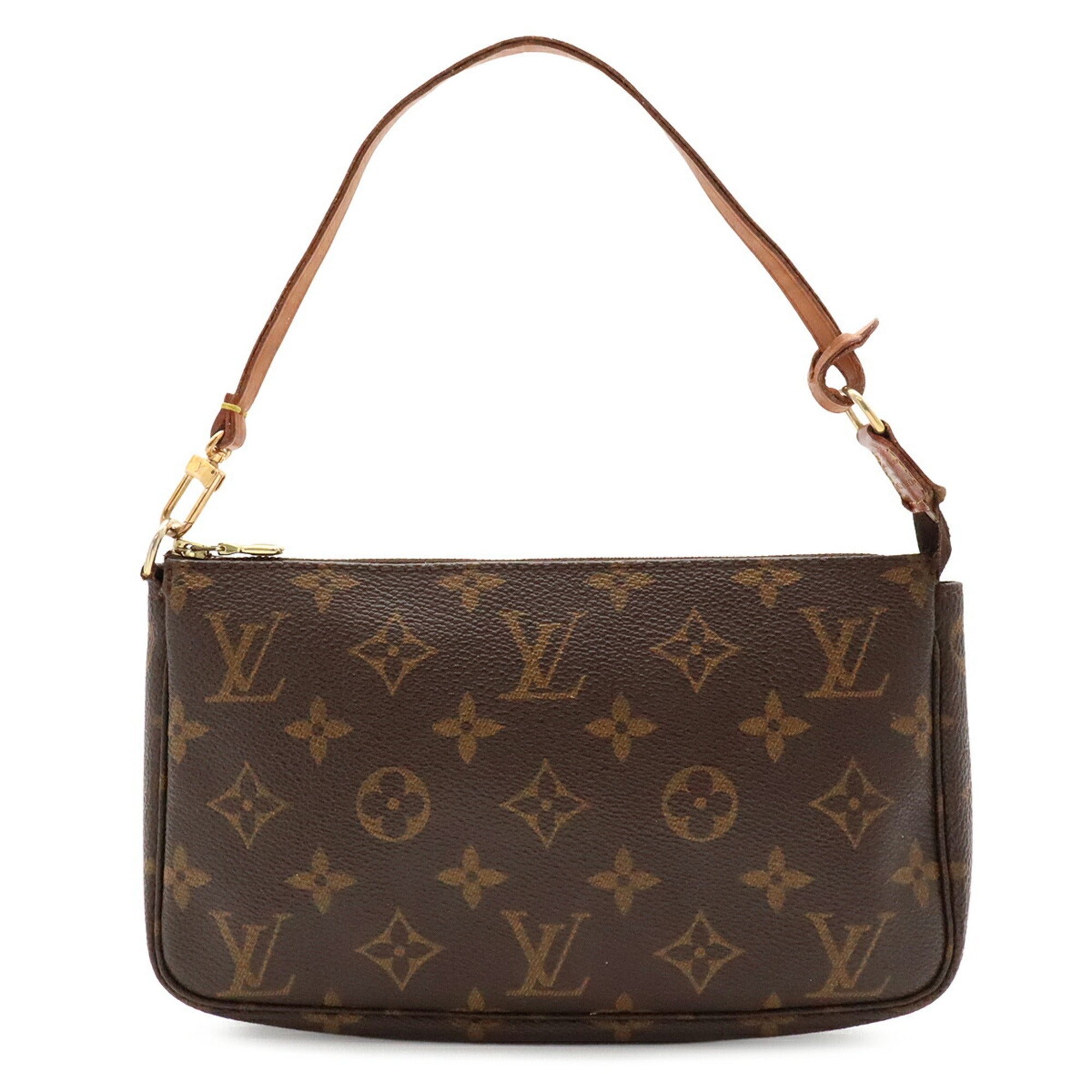 Louis Vuitton Monogram Brown Monogram Handbag Pochette (Pre-Owned)