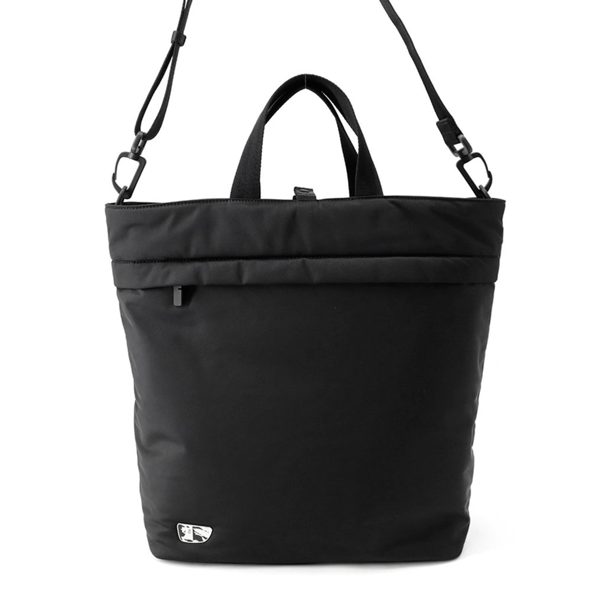 Burberry Black Nylon Handbag Shoulder Bag Tote Bag (Pre-Owned)