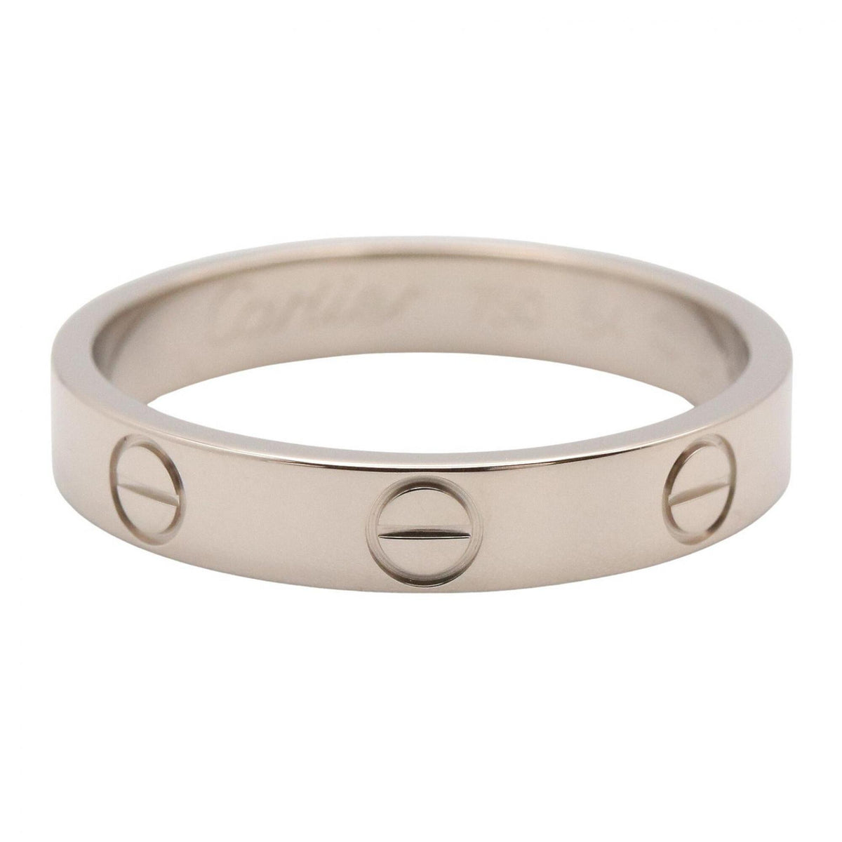 Cartier Silver White Gold (18K) Band Ring (Pre-Owned)