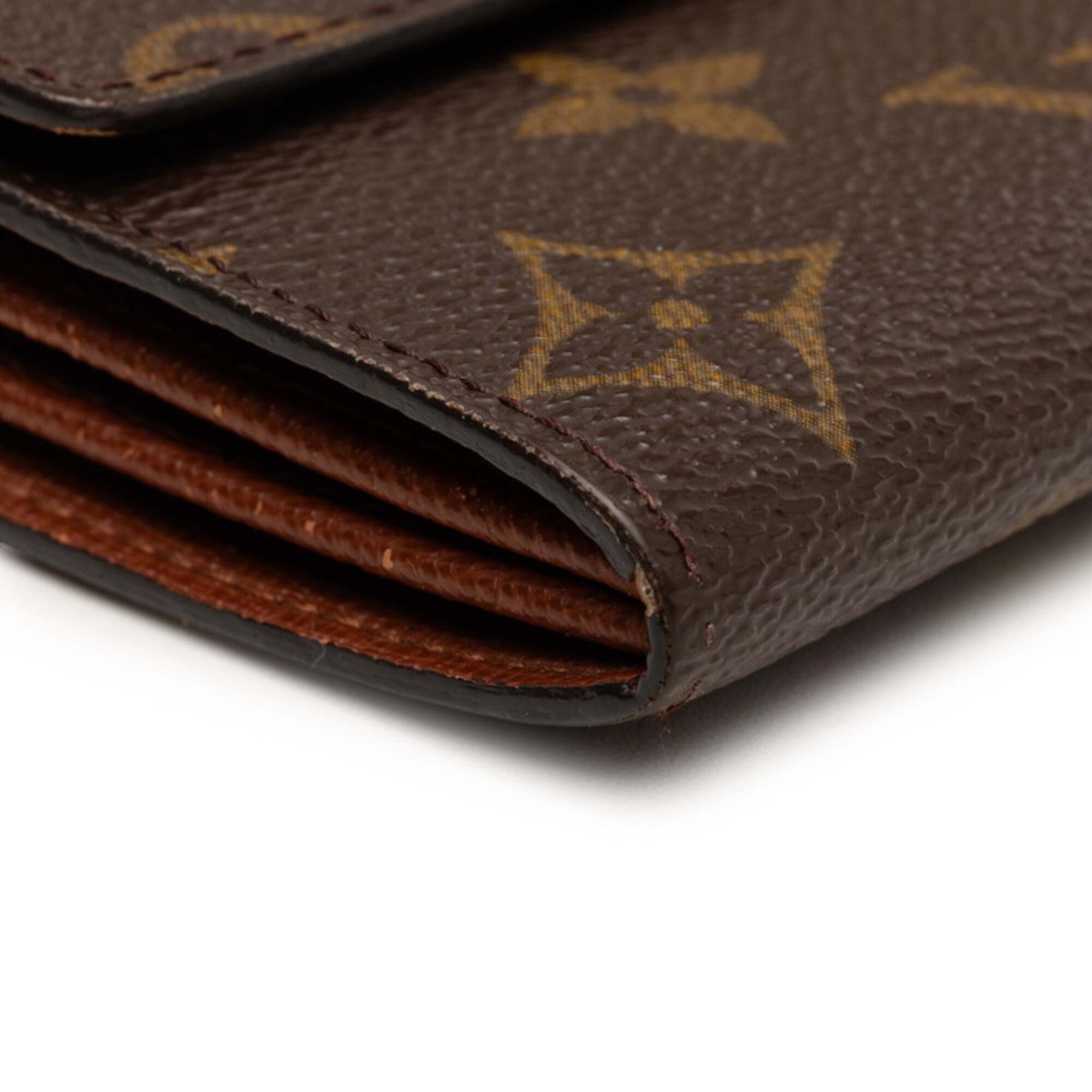 Louis Vuitton Brown Pvc Long Wallet (Bi-Fold) (Pre-Owned)
