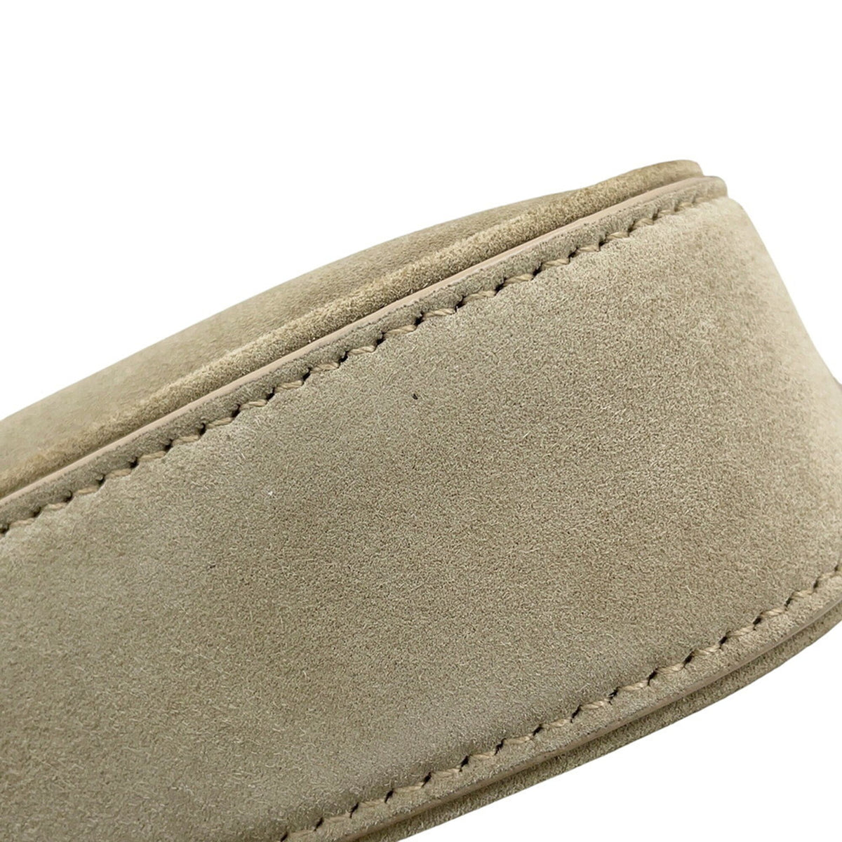 Yves Saint Laurent Beige Suede Handbag Shoulder Bag (Pre-Owned)
