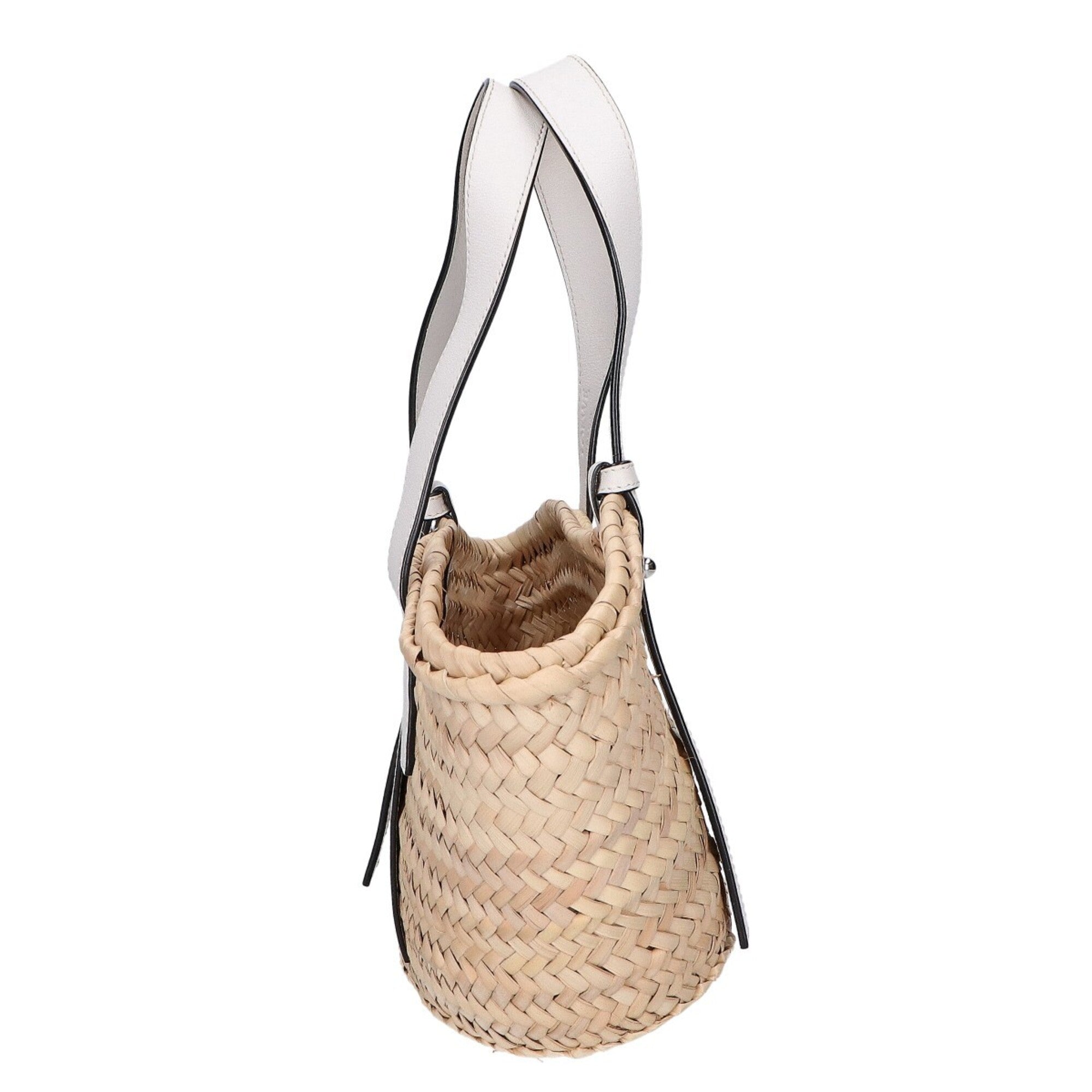 Loewe White Basket Handbag (Pre-Owned)