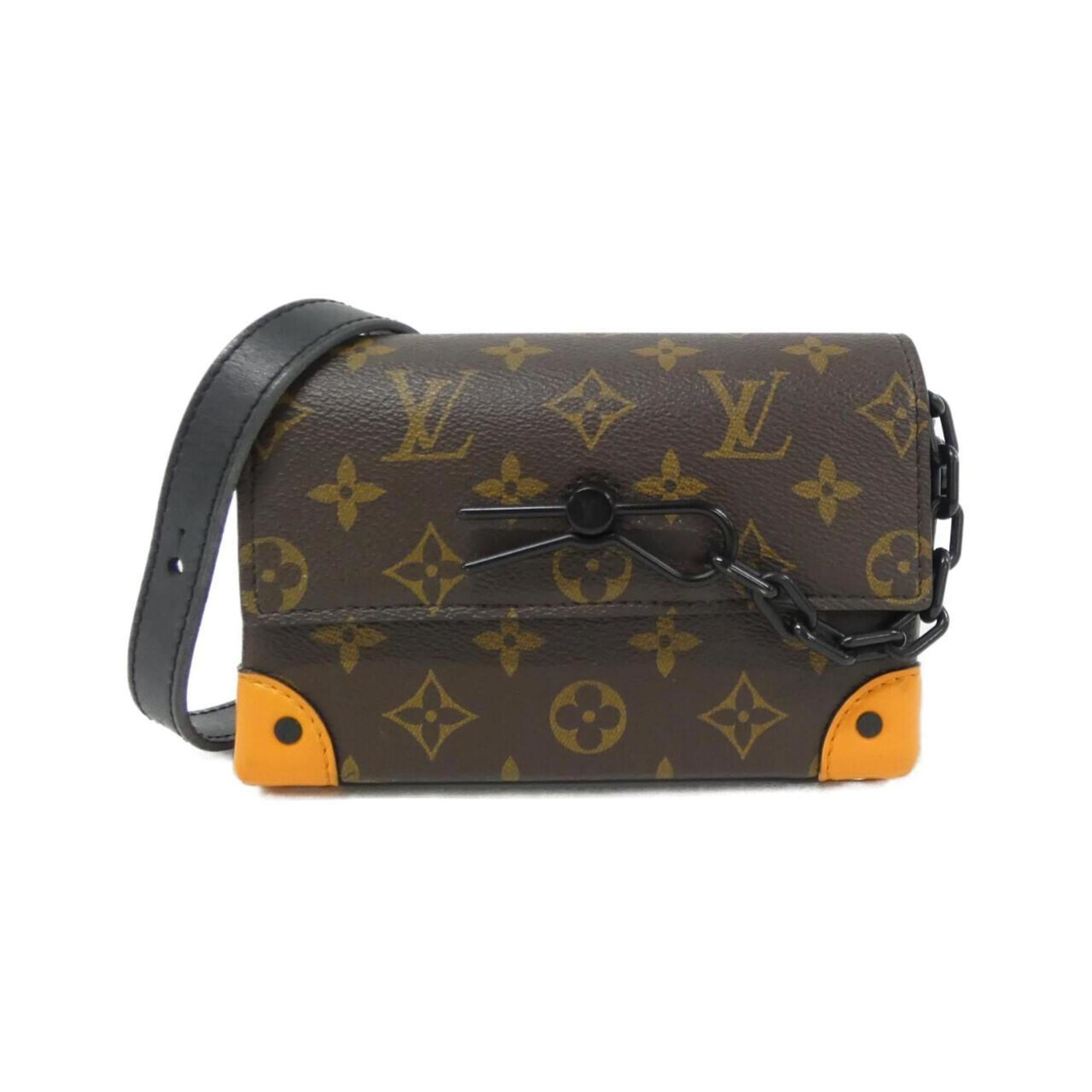 Louis Vuitton Marron Saffron Coated Canvas Shoulder Bag (Pre-Owned)