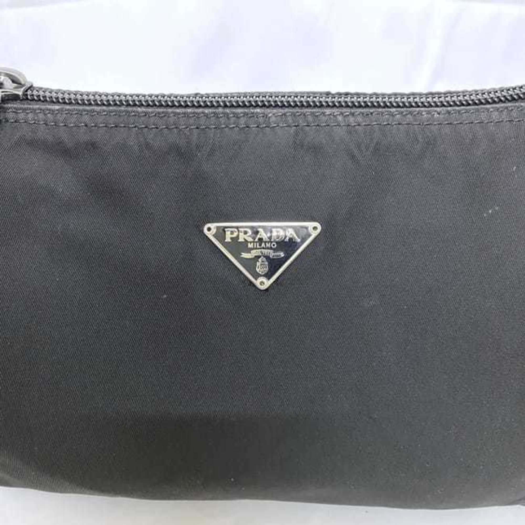 Prada Black Nero Nylon Pouch (Pre-Owned)