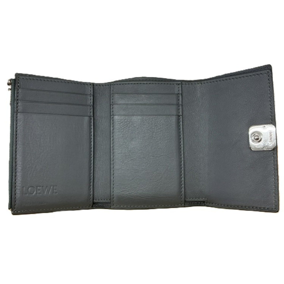 Loewe Gray Wallet (Tri-Fold) (Pre-Owned)