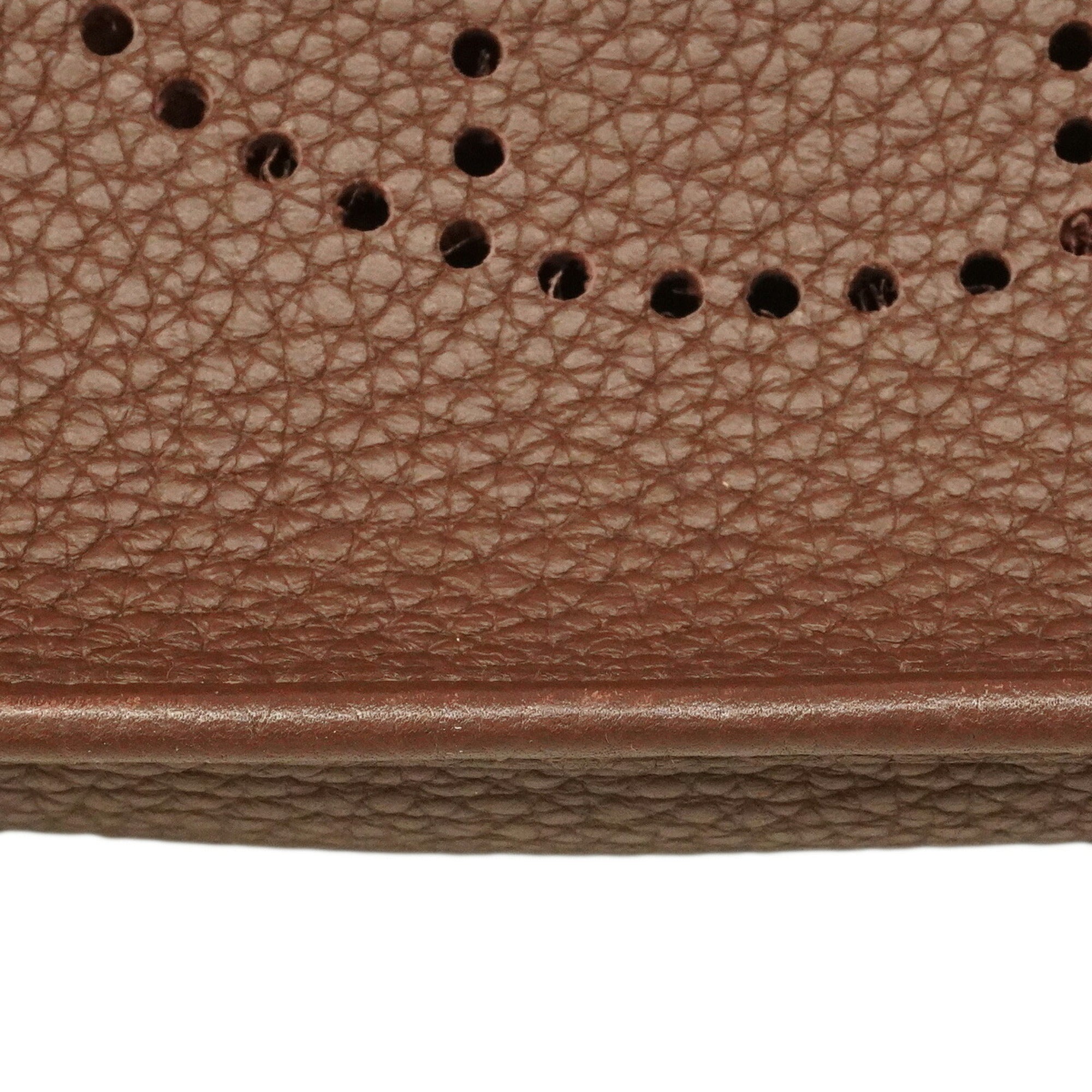 Hermes Brown Taurillon Clemence Leather Shoulder Bag (Pre-Owned)