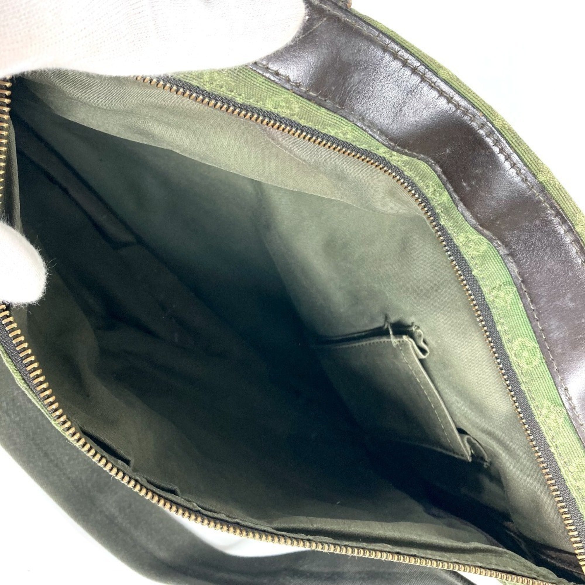 Louis Vuitton Khaki Monogram Mini Canvas Shoulder Bag (Pre-Owned)