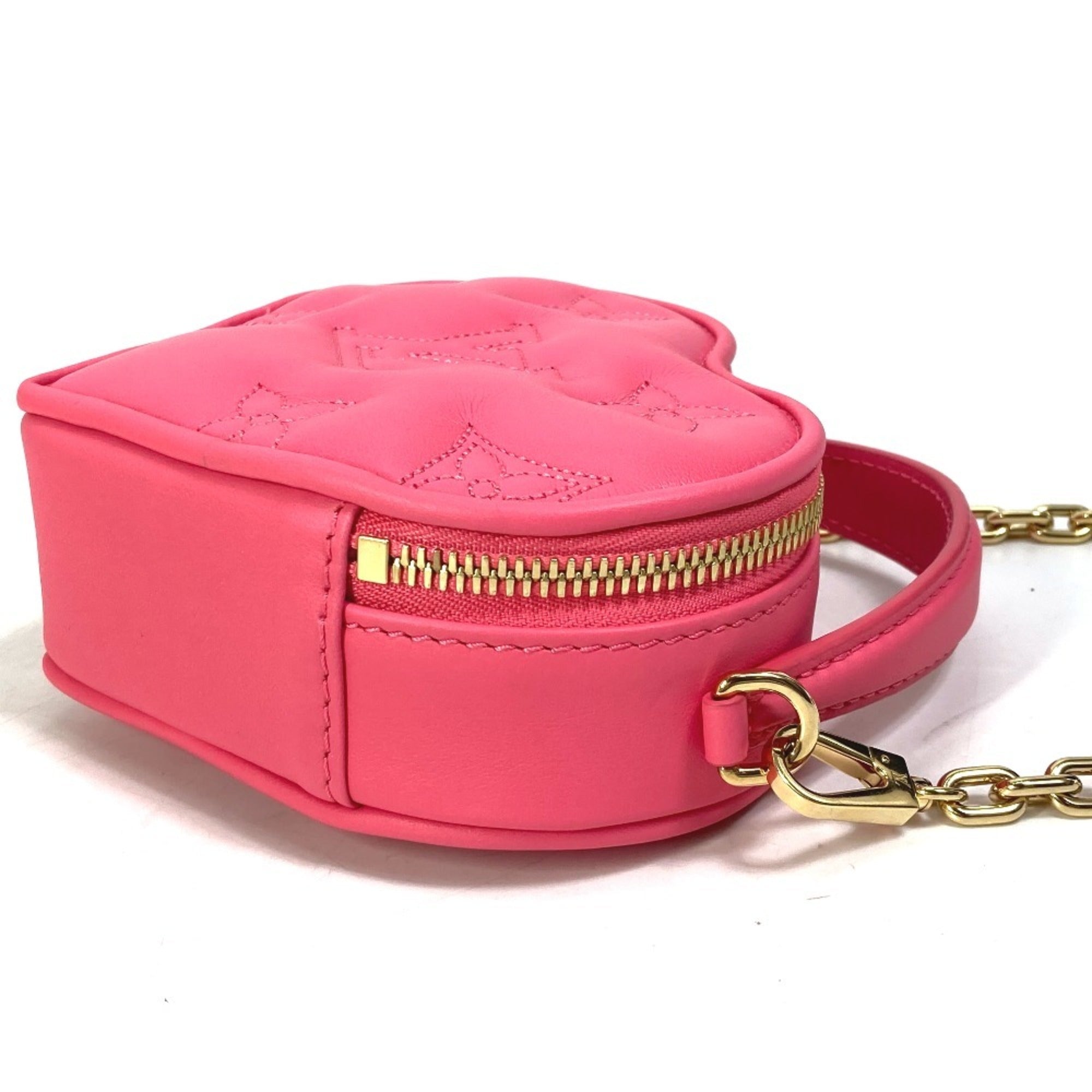Louis Vuitton Pink Leather Handbag Shoulder Bag (Pre-Owned)