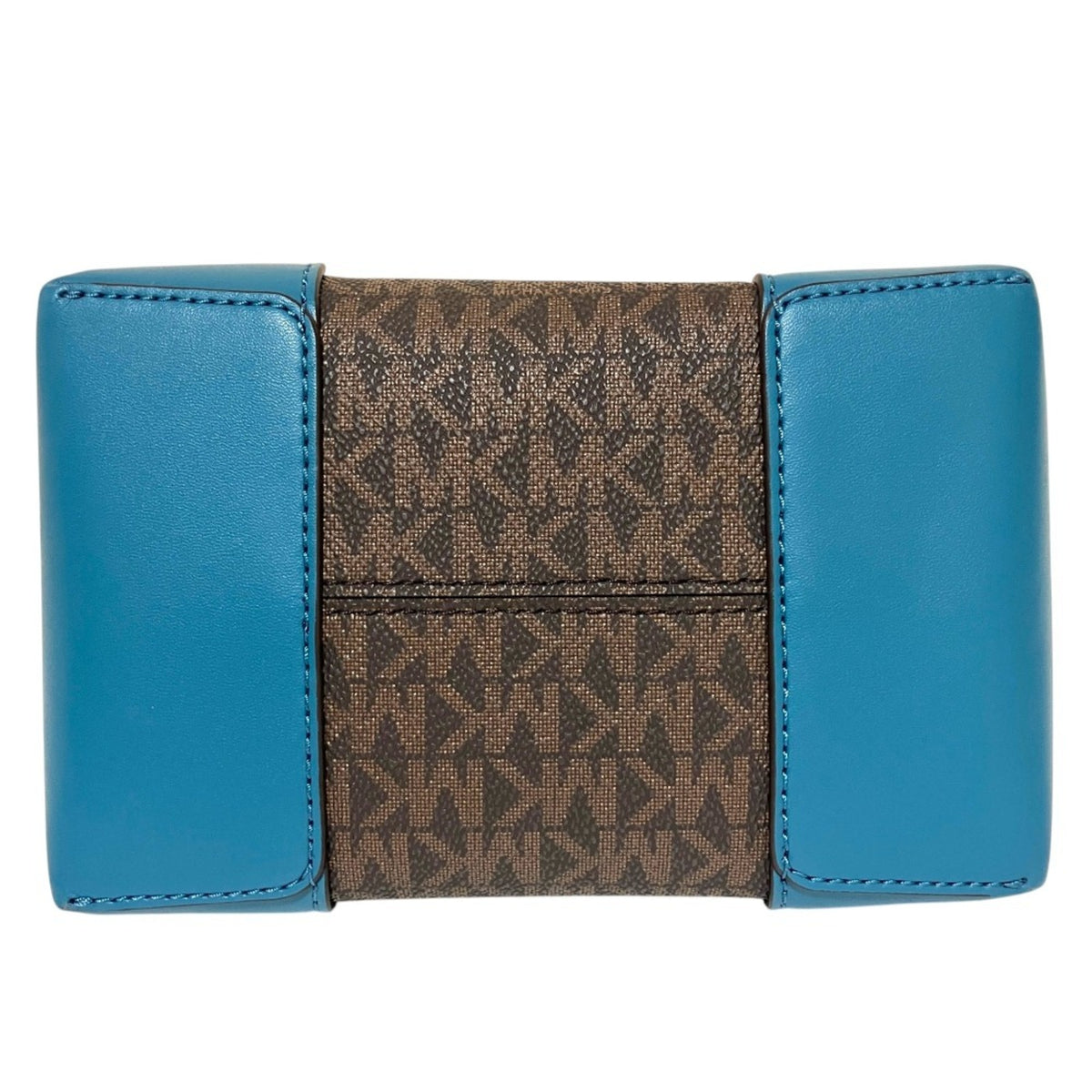 Michael Kors Blue Brown Shoulder Bag (Pre-Owned)