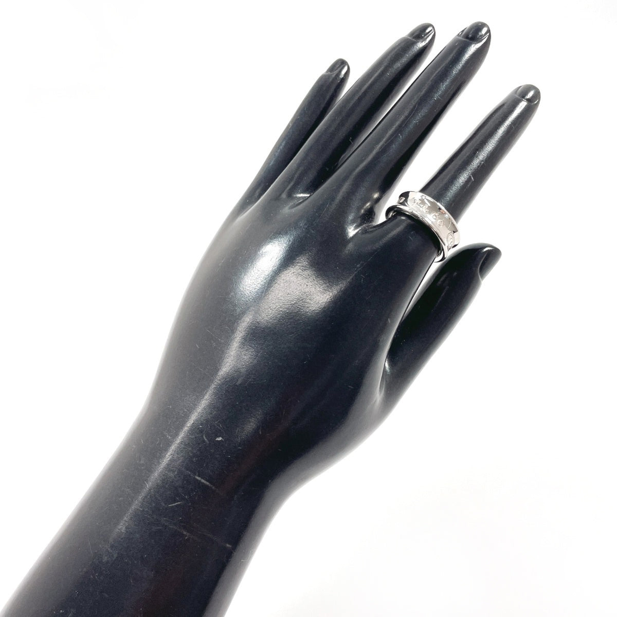 Tiffany Silver Silver 925 Band Ring (Pre-Owned)