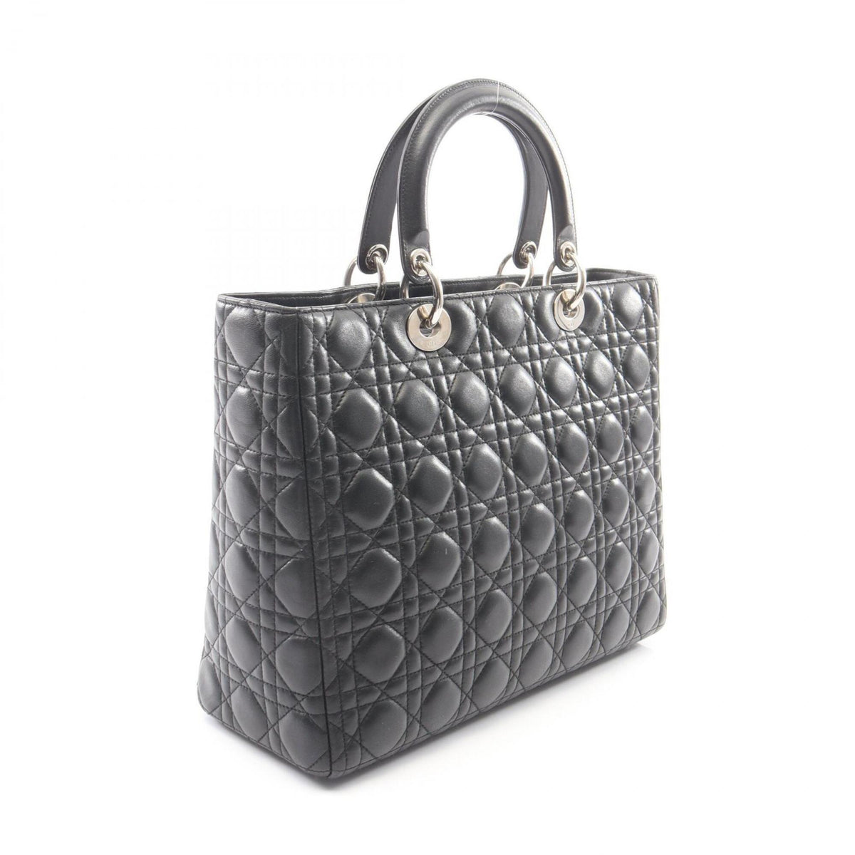 Christian Dior Black Leather Handbag (Pre-Owned)