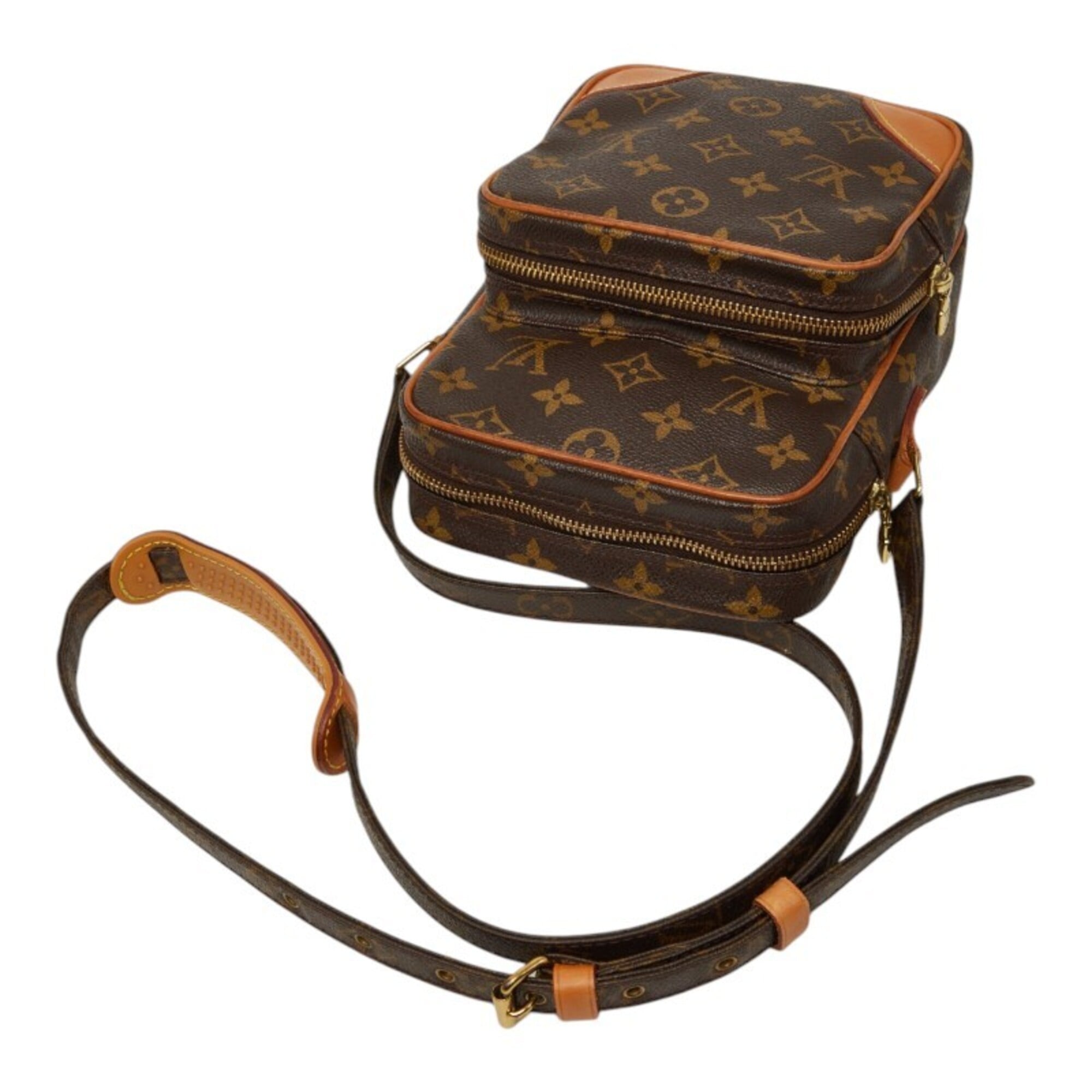 Louis Vuitton Brown Pvc Leather Shoulder Bag (Pre-Owned)