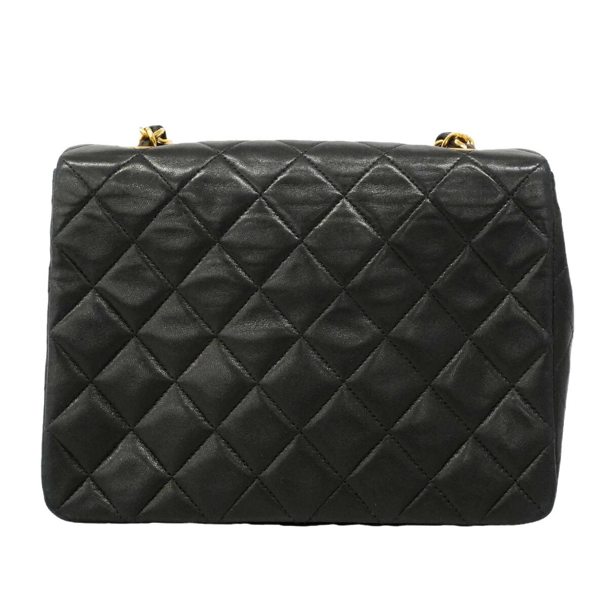 Chanel Black Leather Shoulder Bag (Pre-Owned)