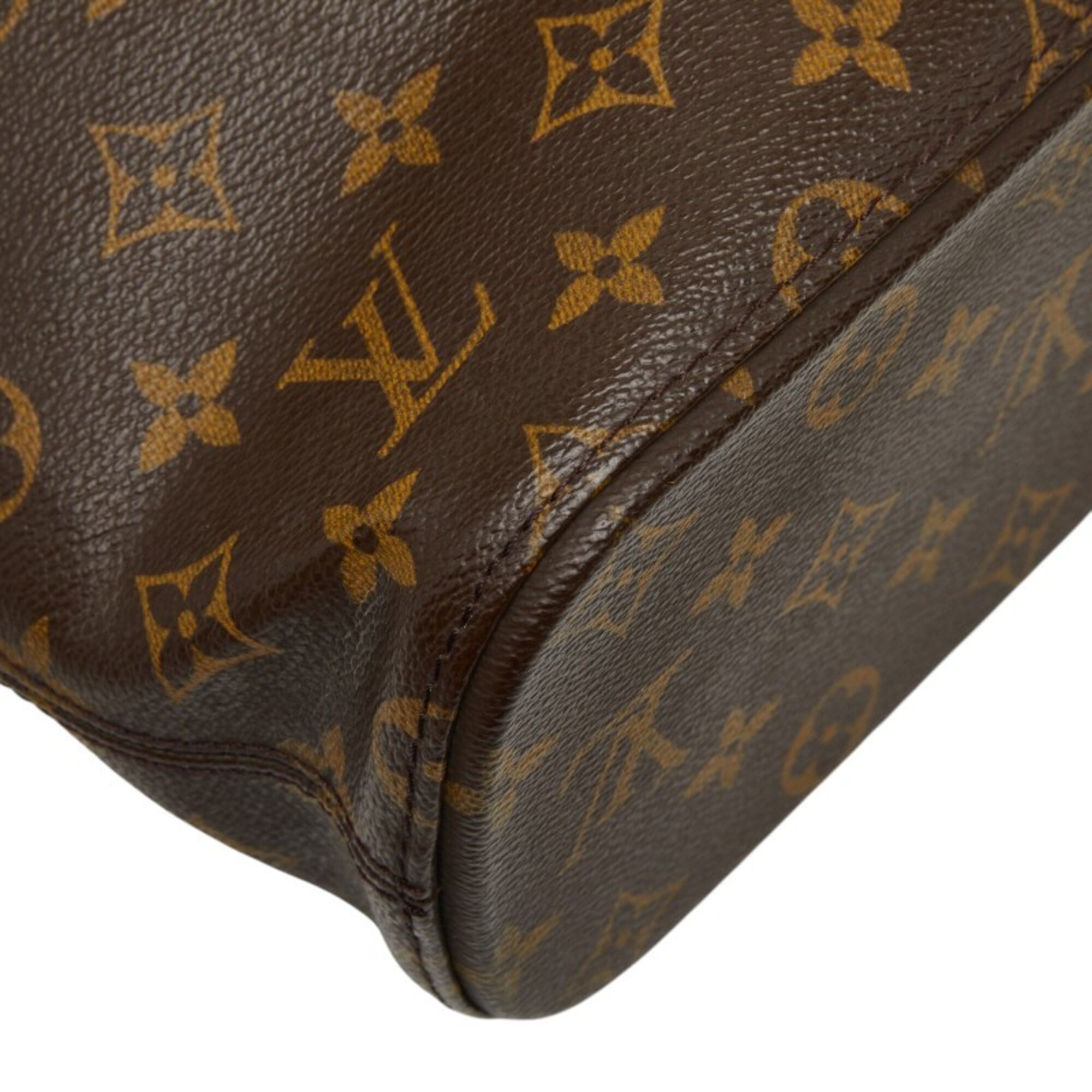 Louis Vuitton Brown Pvc Leather Tote Bag (Pre-Owned)