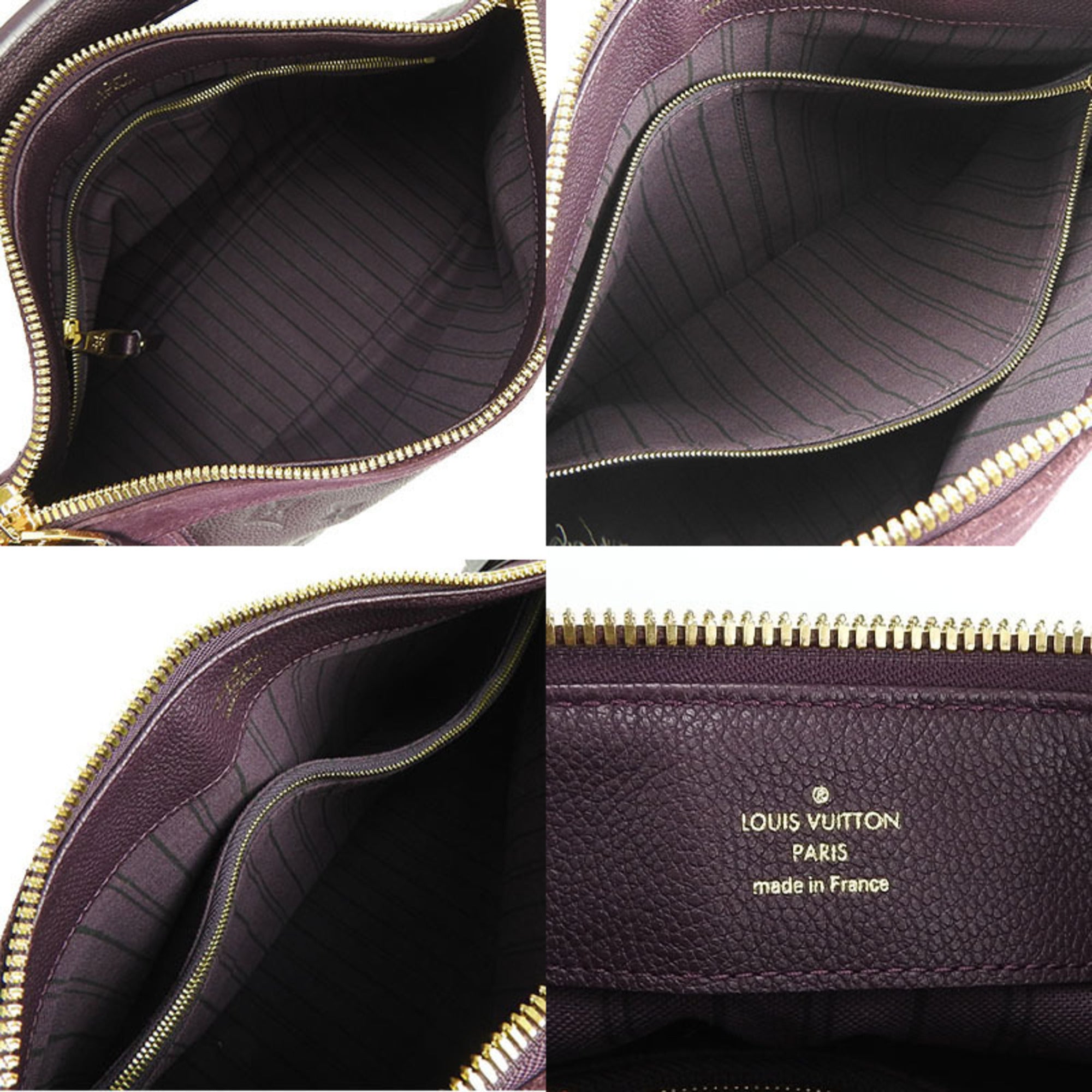 Louis Vuitton Monogram Empreinte Purple Monogram Empreinte Handbag Shoulder Bag (Pre-Owned)