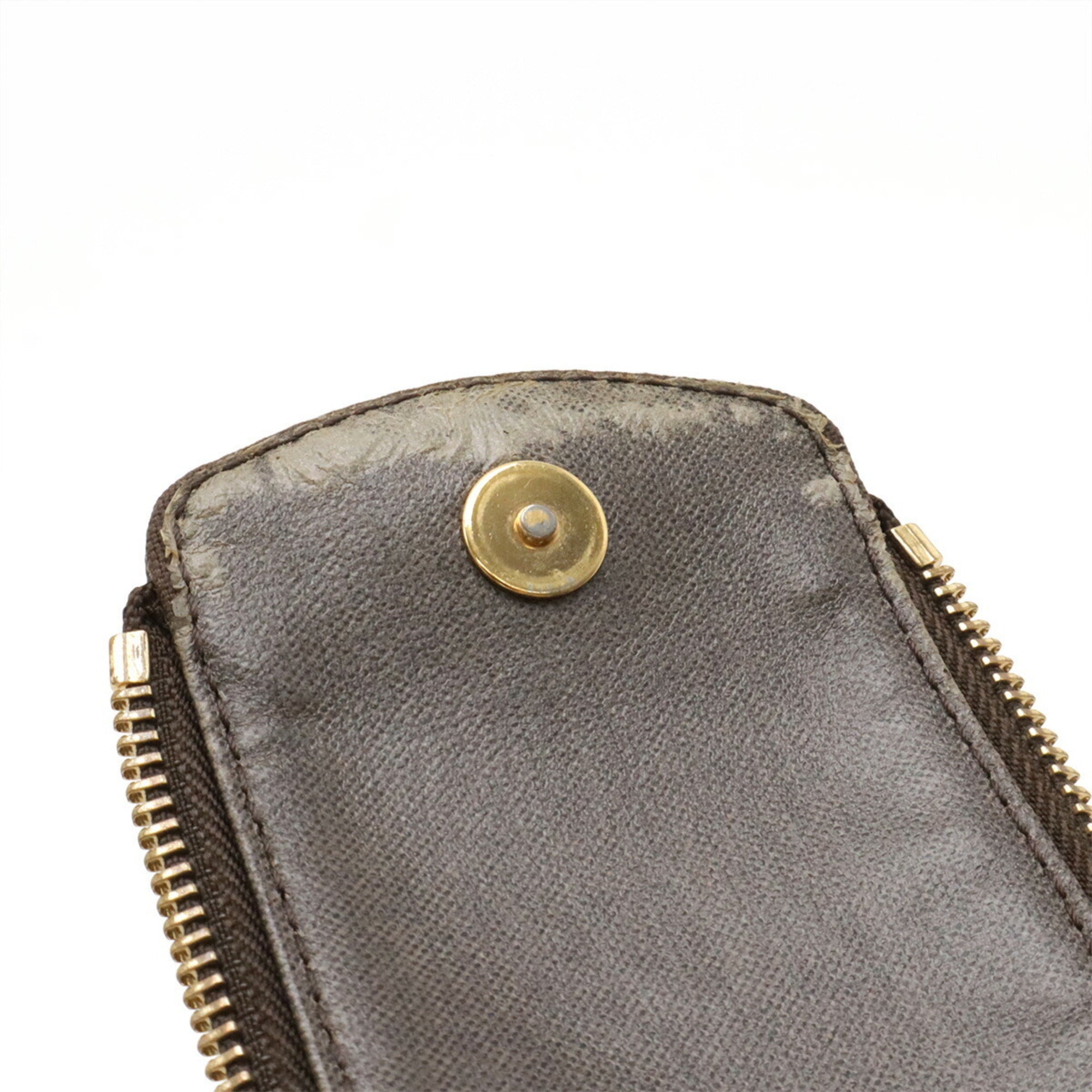 Louis Vuitton Brown Pvc Coated Canvas Pouch (Pre-Owned)