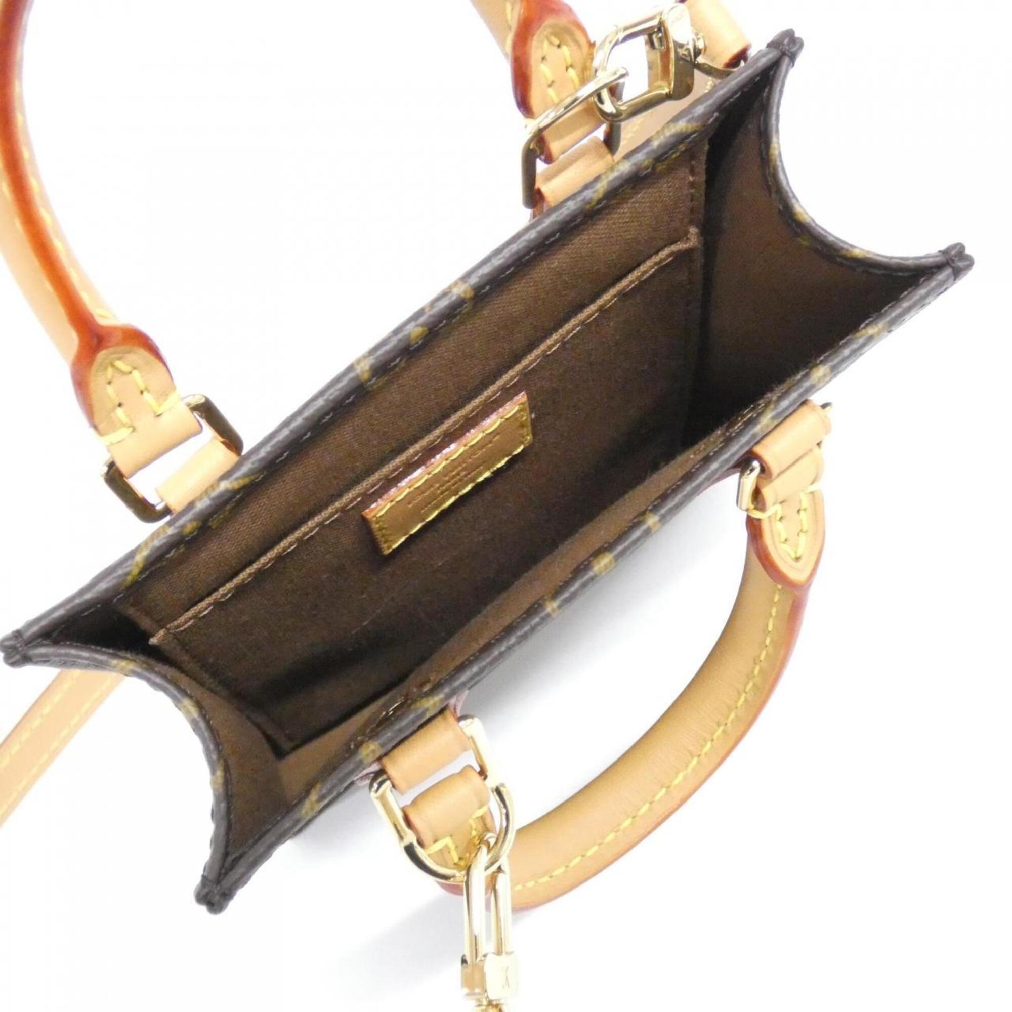 Louis Vuitton Brown Coated Canvas Handbag (Pre-Owned)