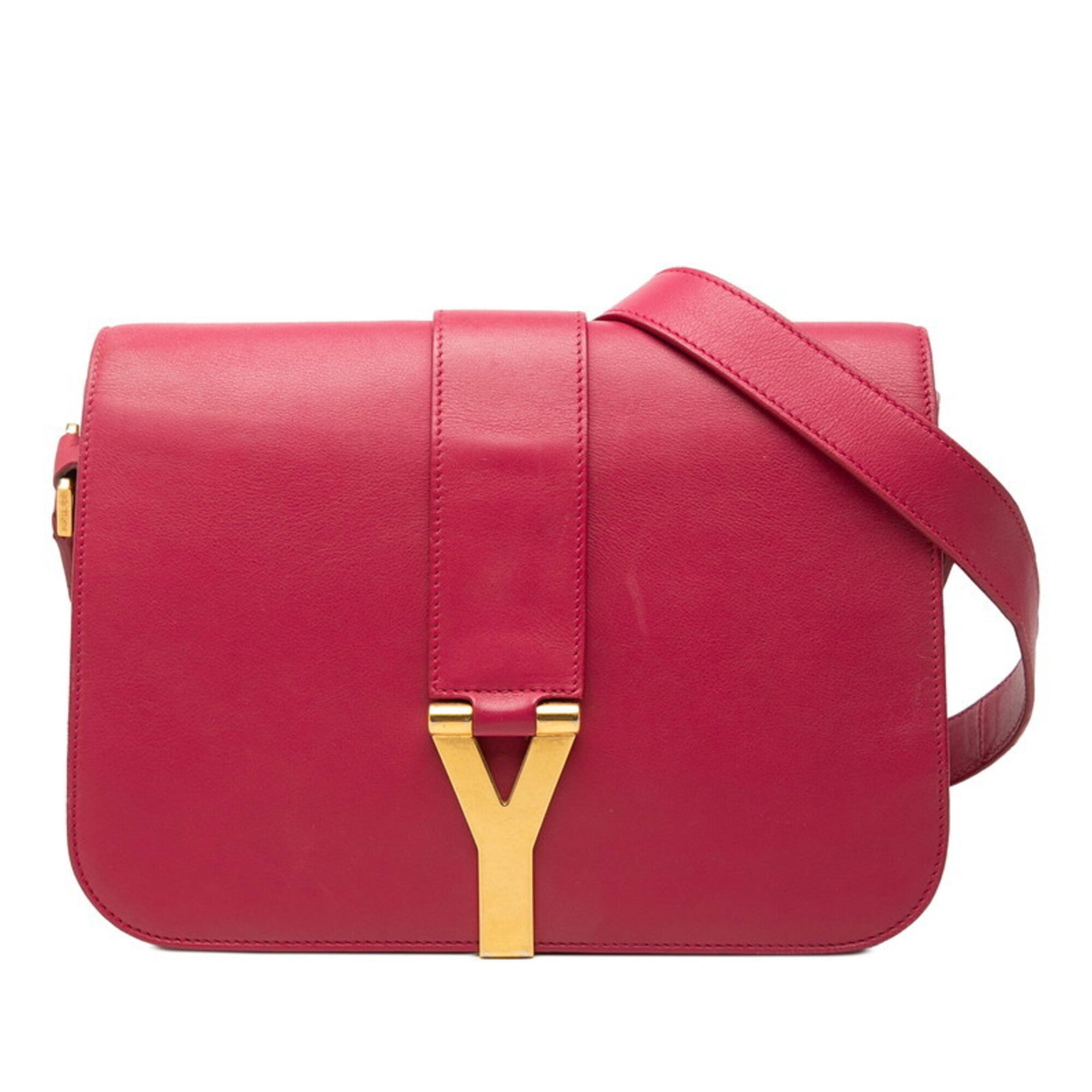 Saint Laurent Pink Leather Shoulder Bag (Pre-Owned)