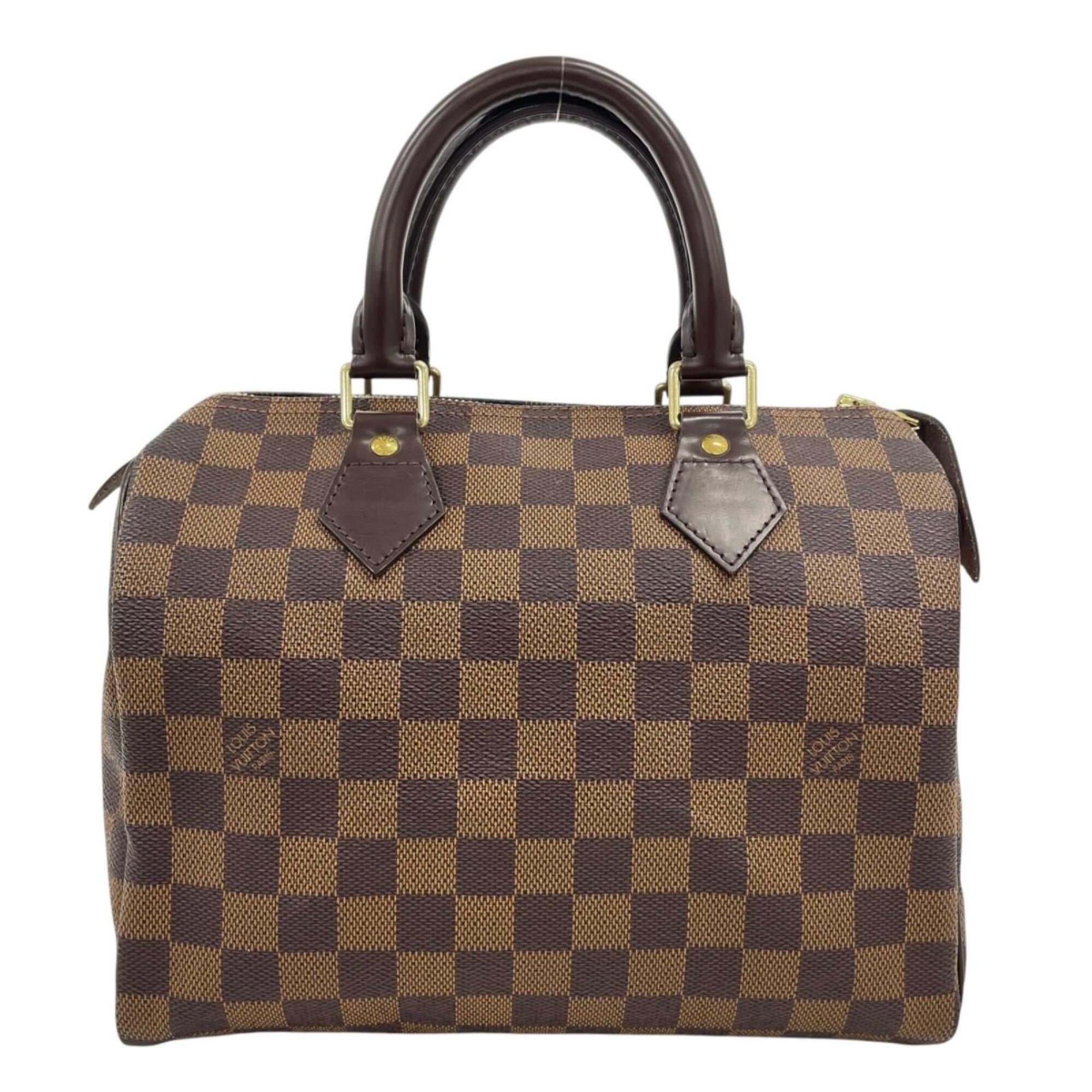 Louis Vuitton Damier Brown Damier Canvas Handbag (Pre-Owned)