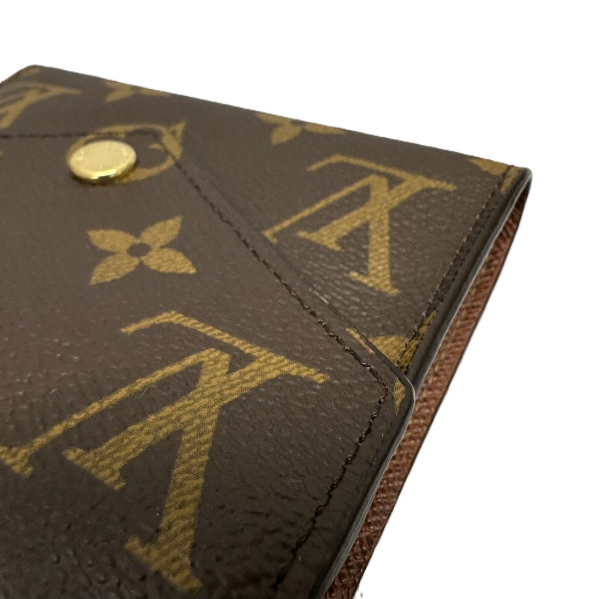 Louis Vuitton Brown Monogram Monogram Wallet (Tri-Fold) (Pre-Owned)