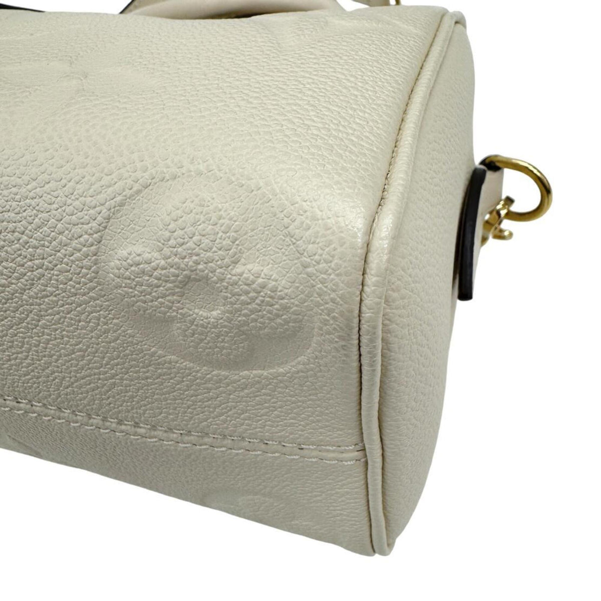 Louis Vuitton Monogram Empreinte Beige Cream Monogram Empreinte Boston Bag (Pre-Owned)