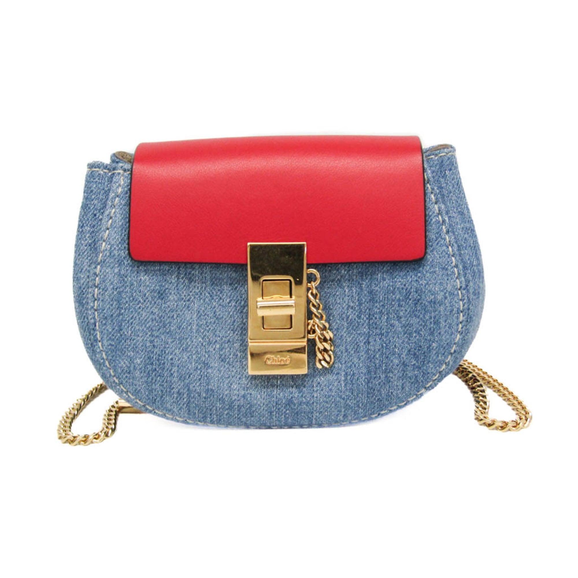 Chloe Drew Crossbody Backpack Leather Multicolour Leather Backpack Bag (Pre-Owned)