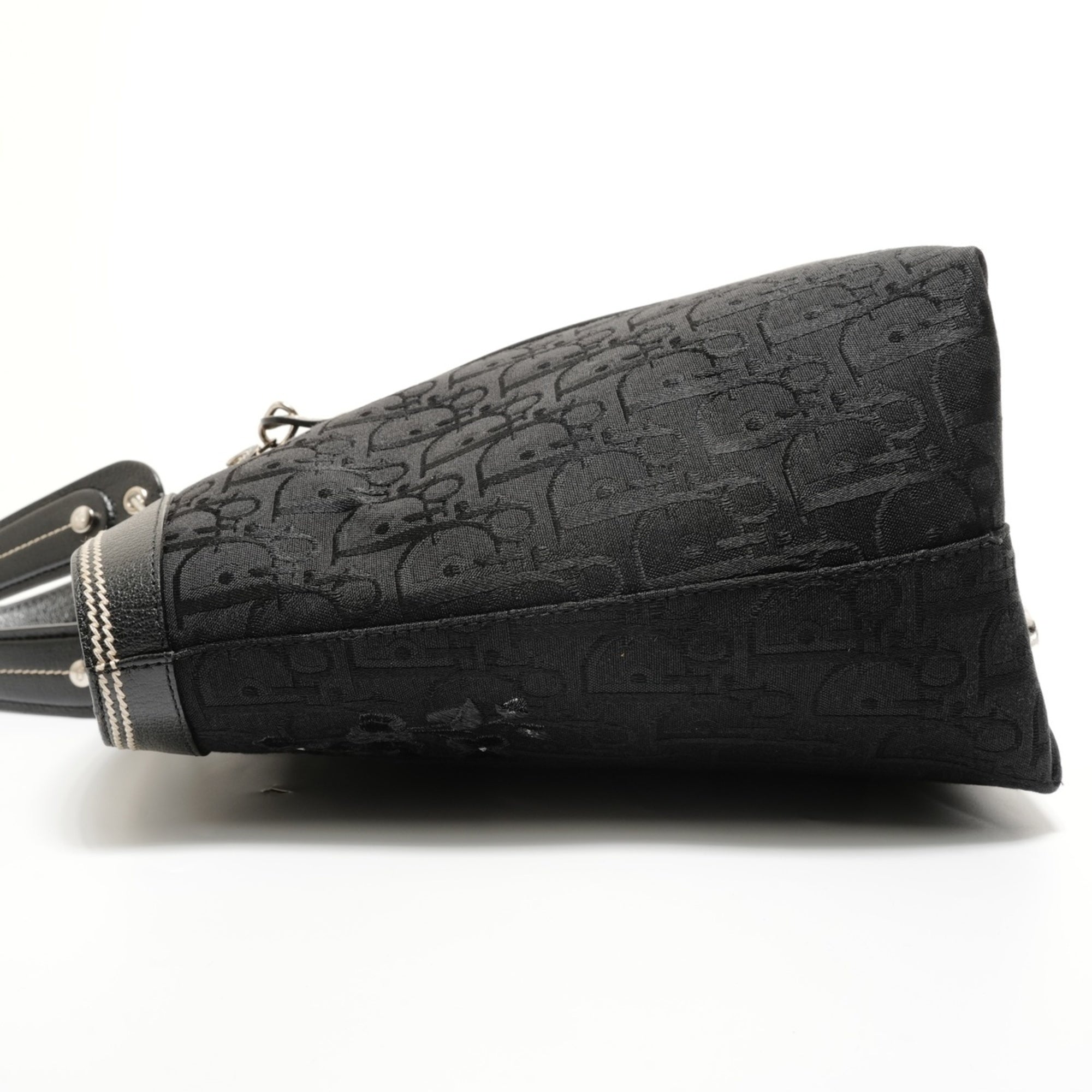 Christian Dior Black Canvas Handbag (Pre-Owned)