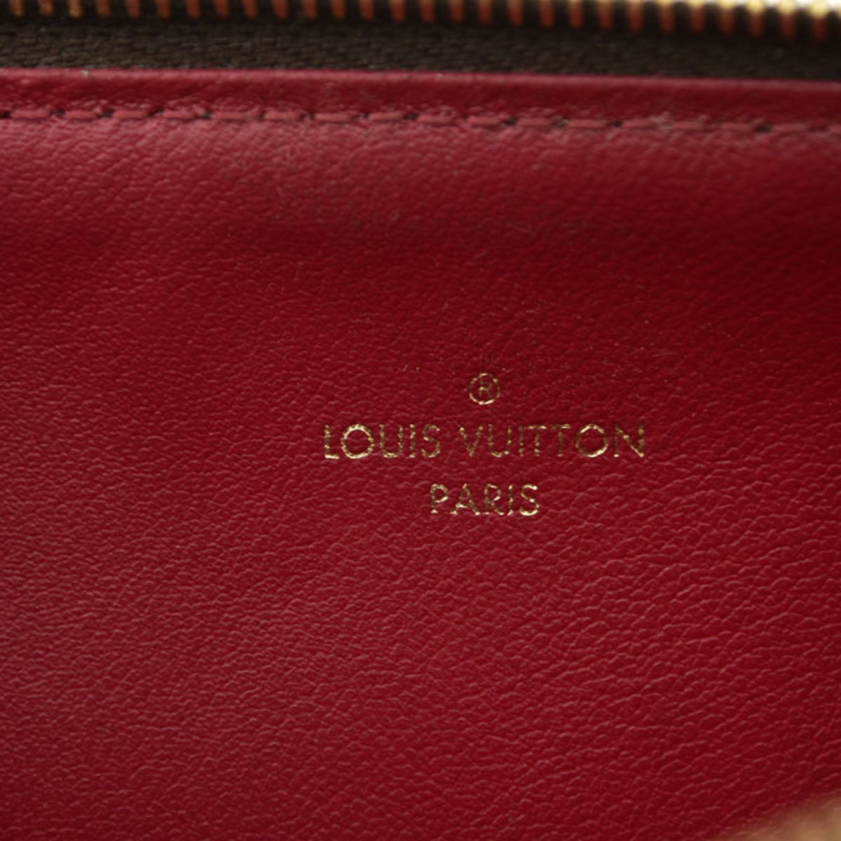 Louis Vuitton Brown Fuchsia Monogram Monogram Pochette Pouch (Pre-Owned)