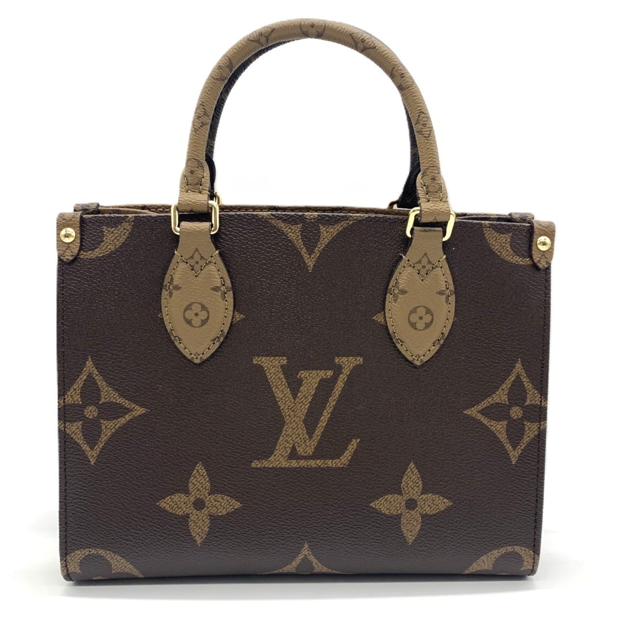 Louis Vuitton Brown Monogram Reverse Monogram Reverse Tote Bag (Pre-Owned)