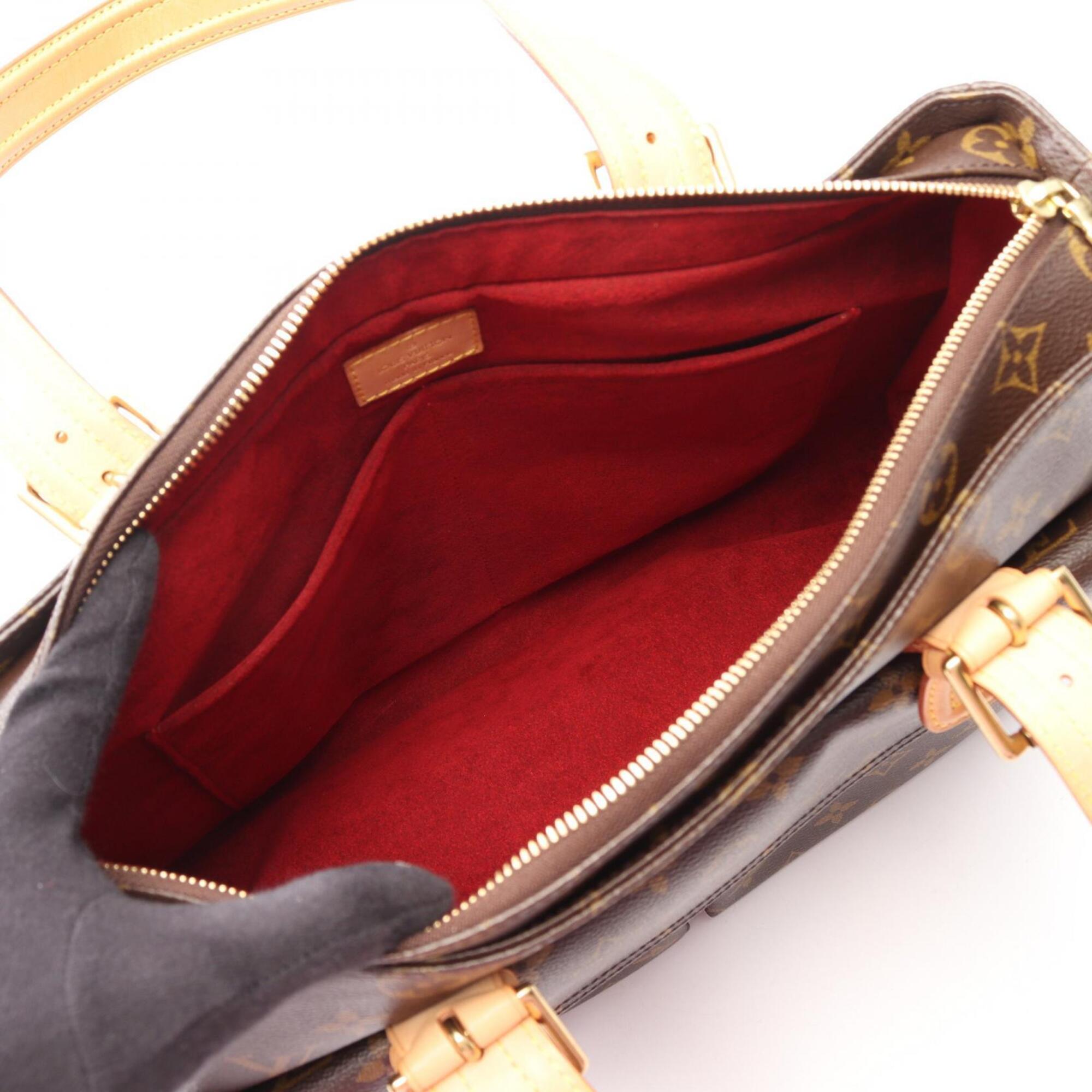 Louis Vuitton Brown Monogram Monogram Leather Handbag (Pre-Owned)