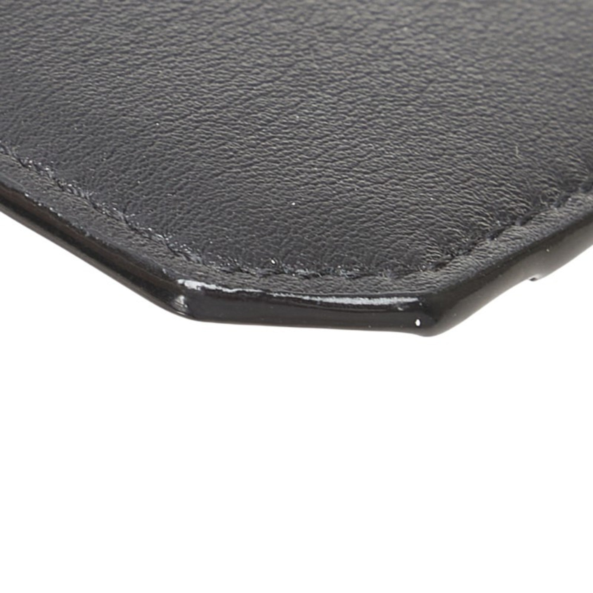 Jimmy Choo Black Leather Coin Purse/Coin Case (Pre-Owned)