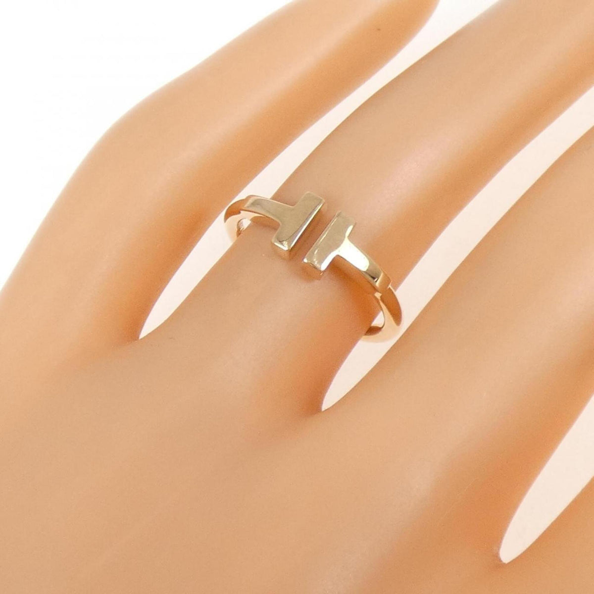 Tiffany Pink Gold (18K) Band Ring (Pre-Owned)