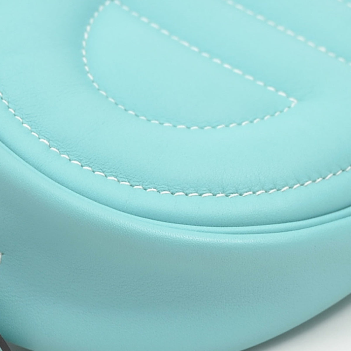 Hermes Blue Atoll Swift Leather Shoulder Bag (Pre-Owned)