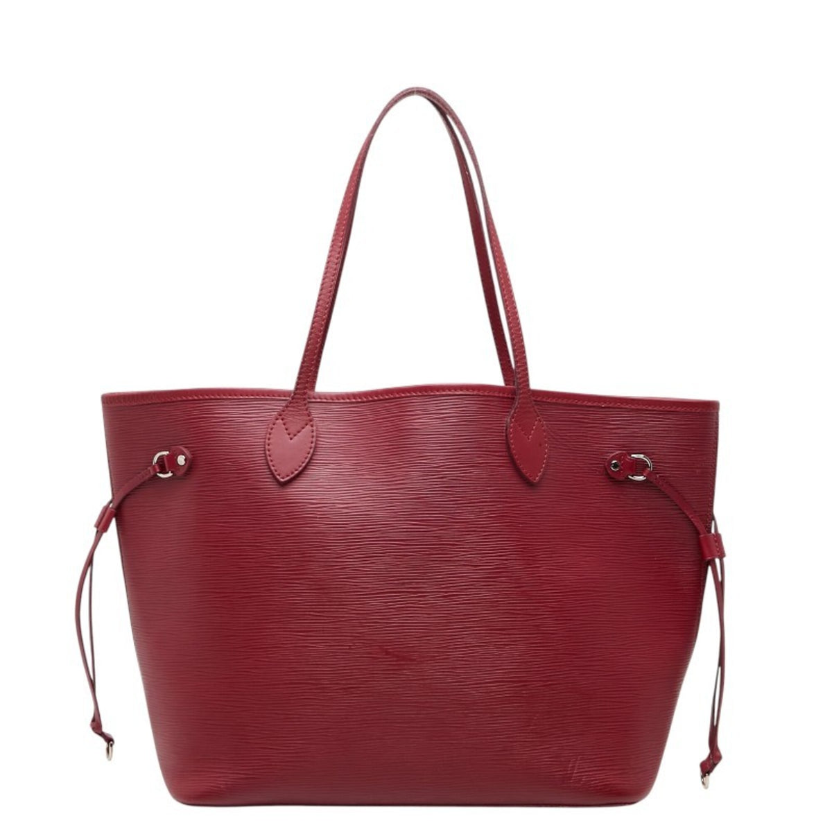 Louis Vuitton Fuchsia Red Color Leather Pouch Shoulder Bag Tote Bag (Pre-Owned)