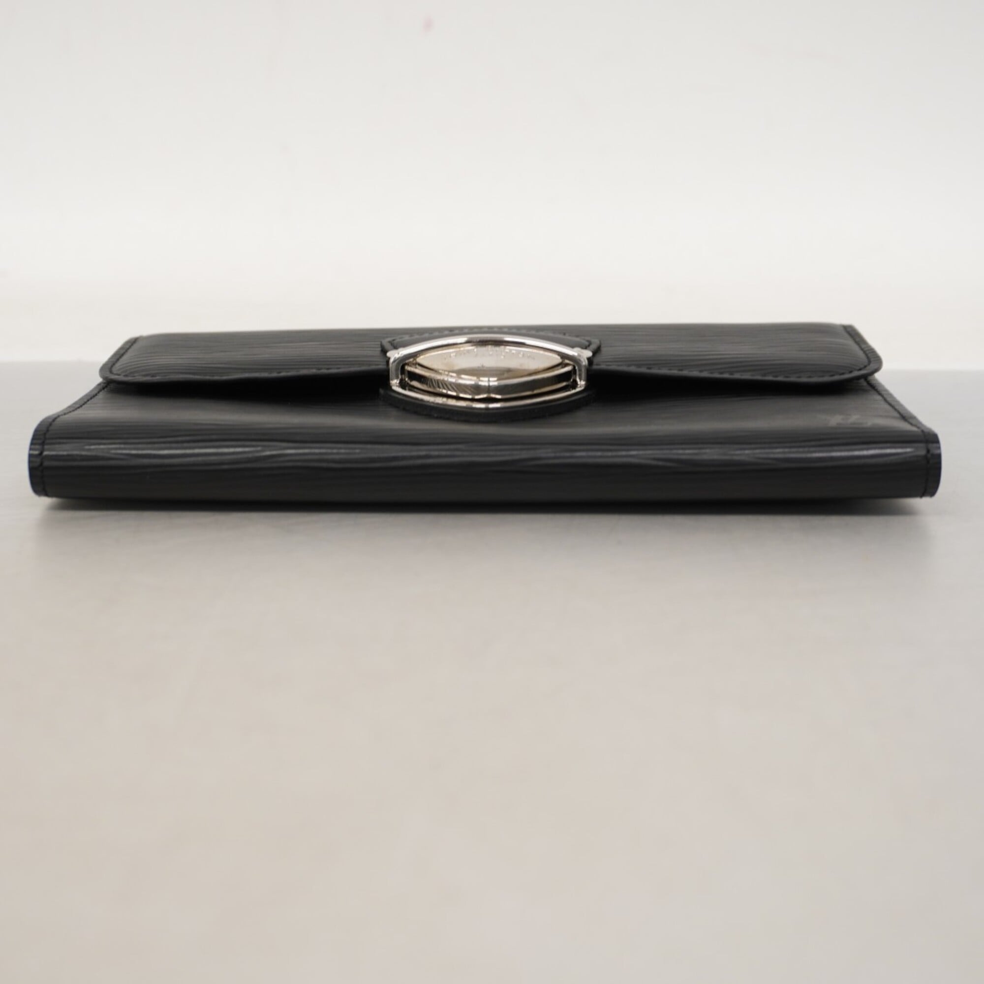 Louis Vuitton Noir Long Wallet (Tri-Fold) (Pre-Owned)