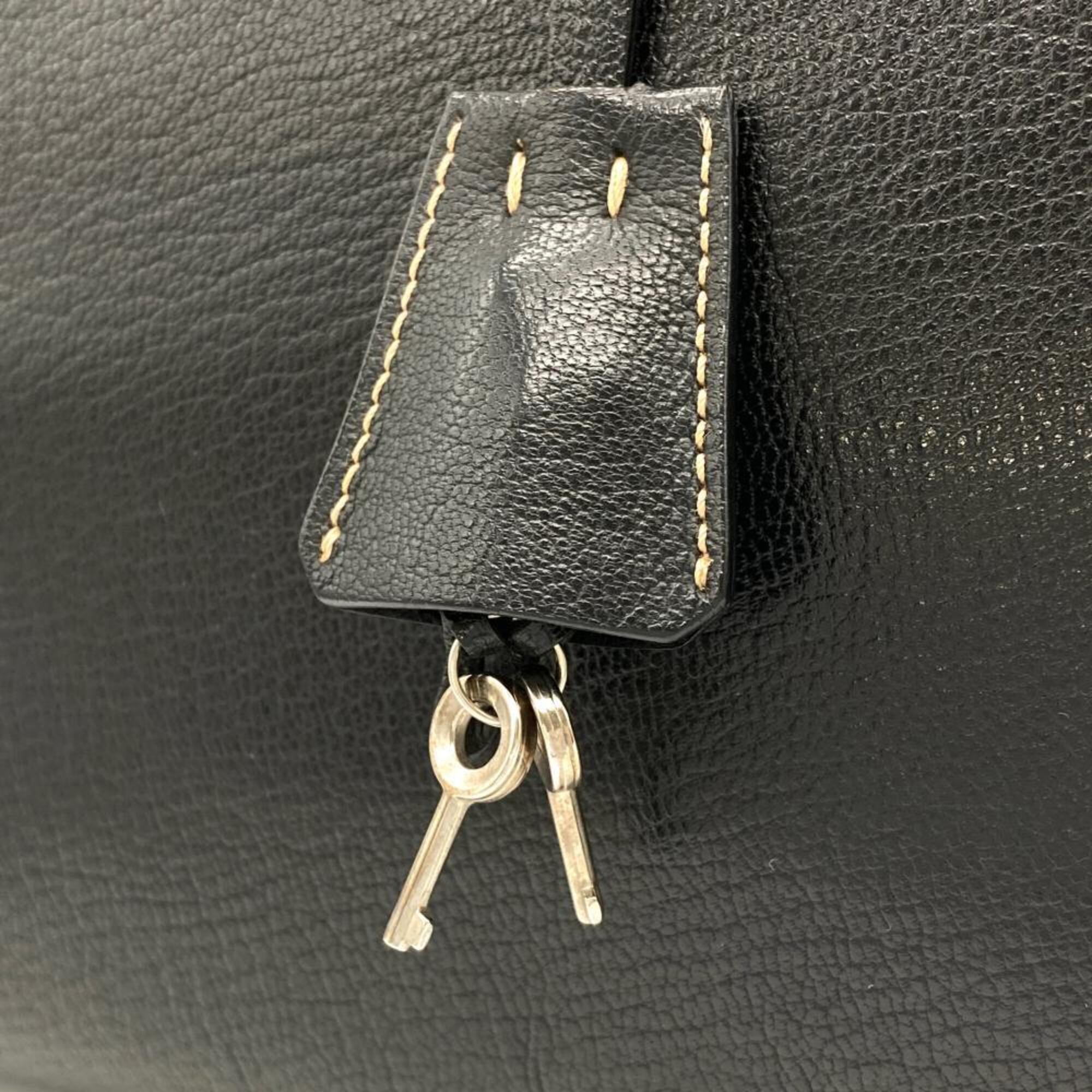 Prada Black Leather Handbag (Pre-Owned)